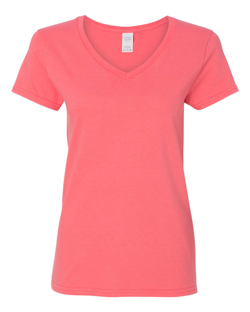 Gildan Heavy Cotton™ Women’s V-Neck T-Shirt - 5V00L - Image 10