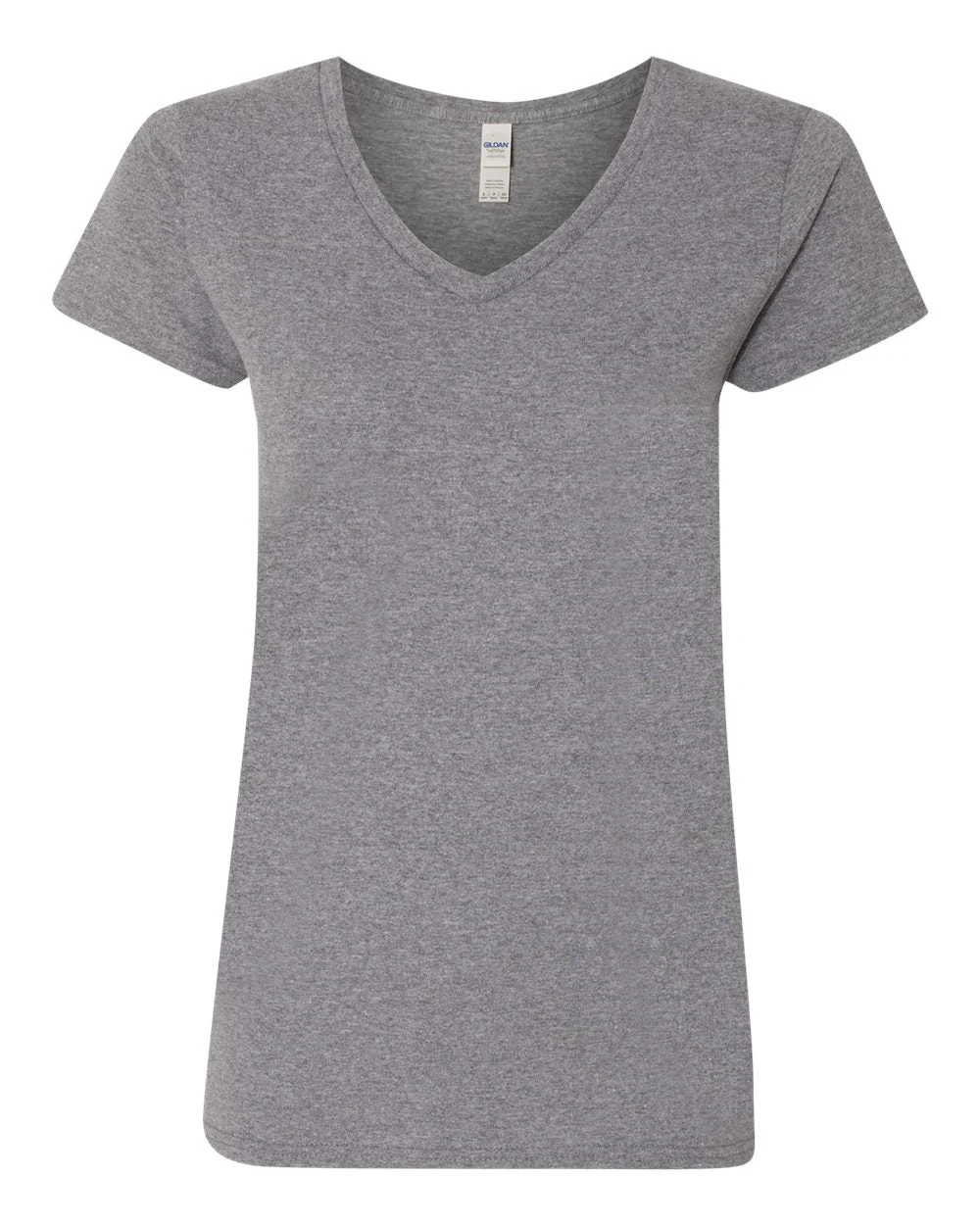 Gildan Heavy Cotton™ Women’s V-Neck T-Shirt - 5V00L - Image 12