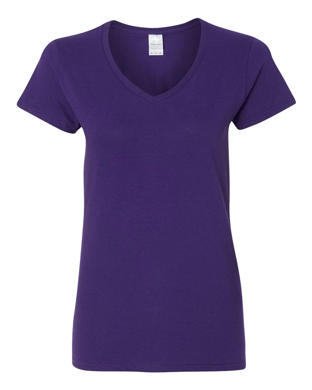 Gildan Heavy Cotton™ Women’s V-Neck T-Shirt - 5V00L - Image 18