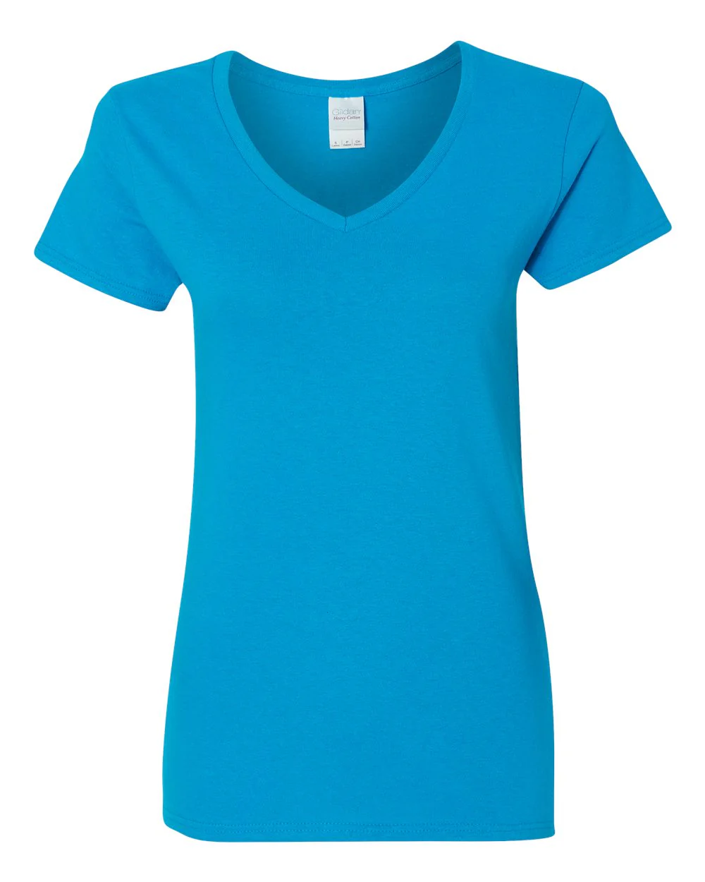 Gildan Heavy Cotton™ Women’s V-Neck T-Shirt - 5V00L - Image 24