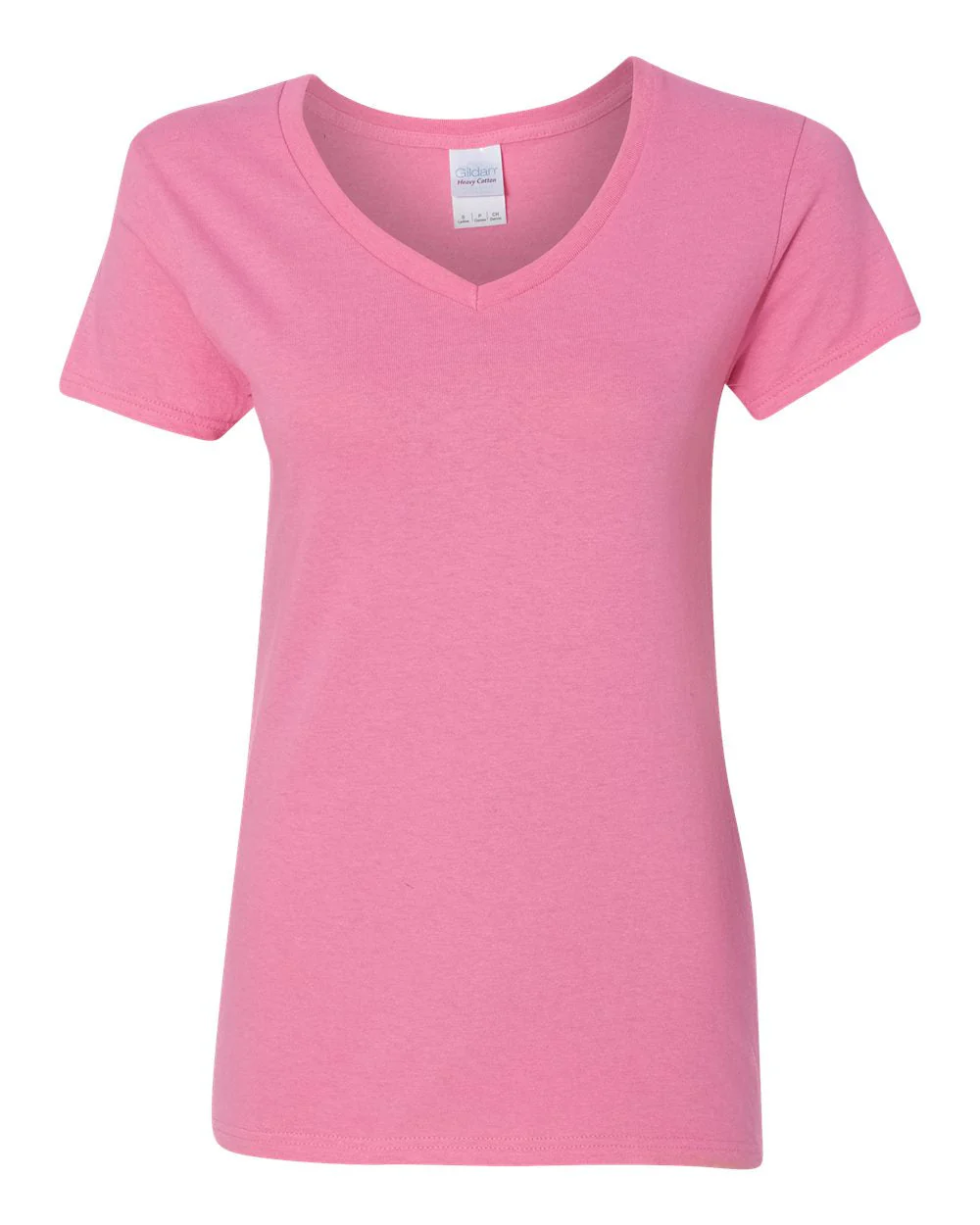 Gildan Heavy Cotton™ Women’s V-Neck T-Shirt - 5V00L - Image 6