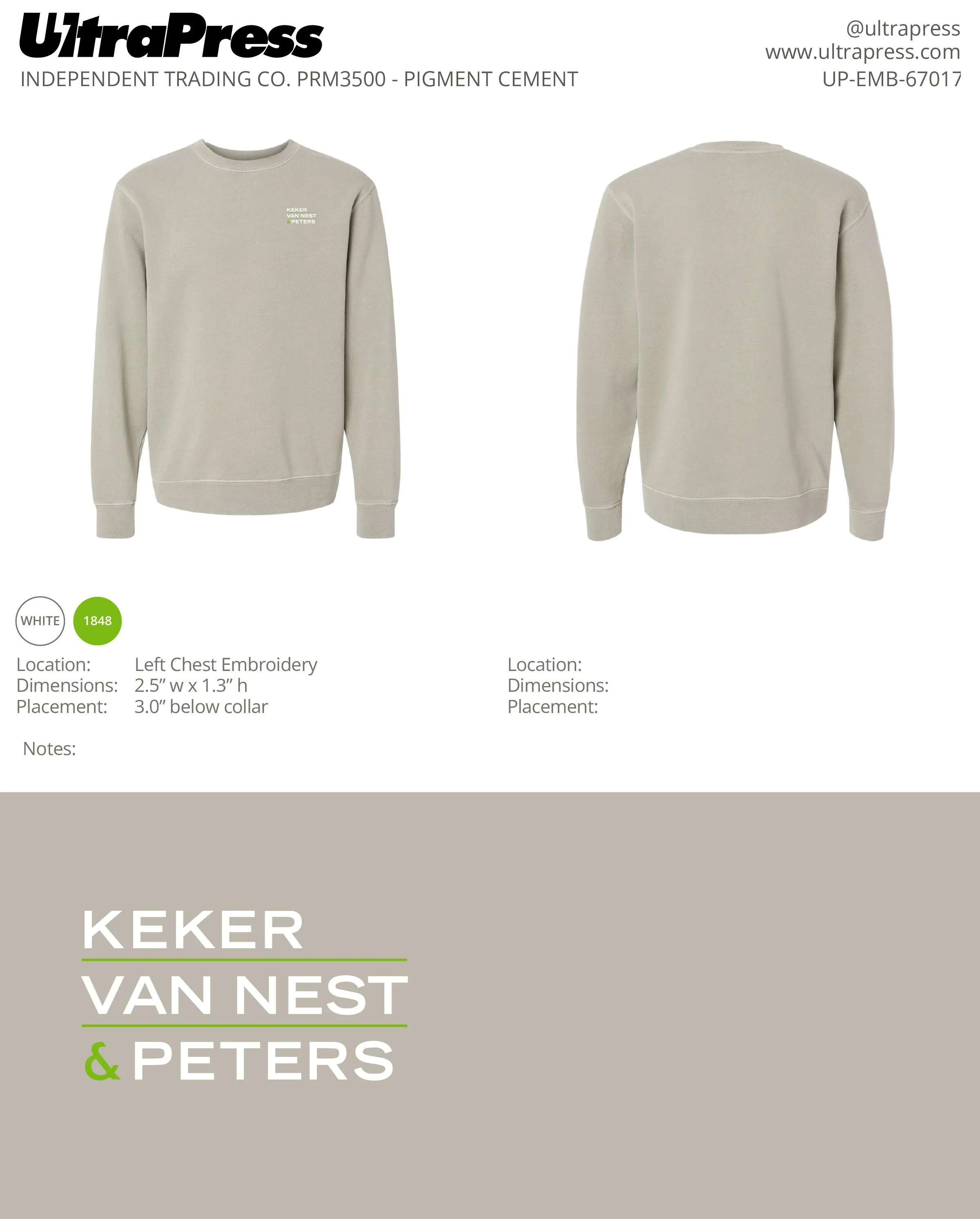 UP-EMB-67017 Keker Van Nest & Peters 2024 - Anh Van 144 Min Qty (Bulk) - Image 5