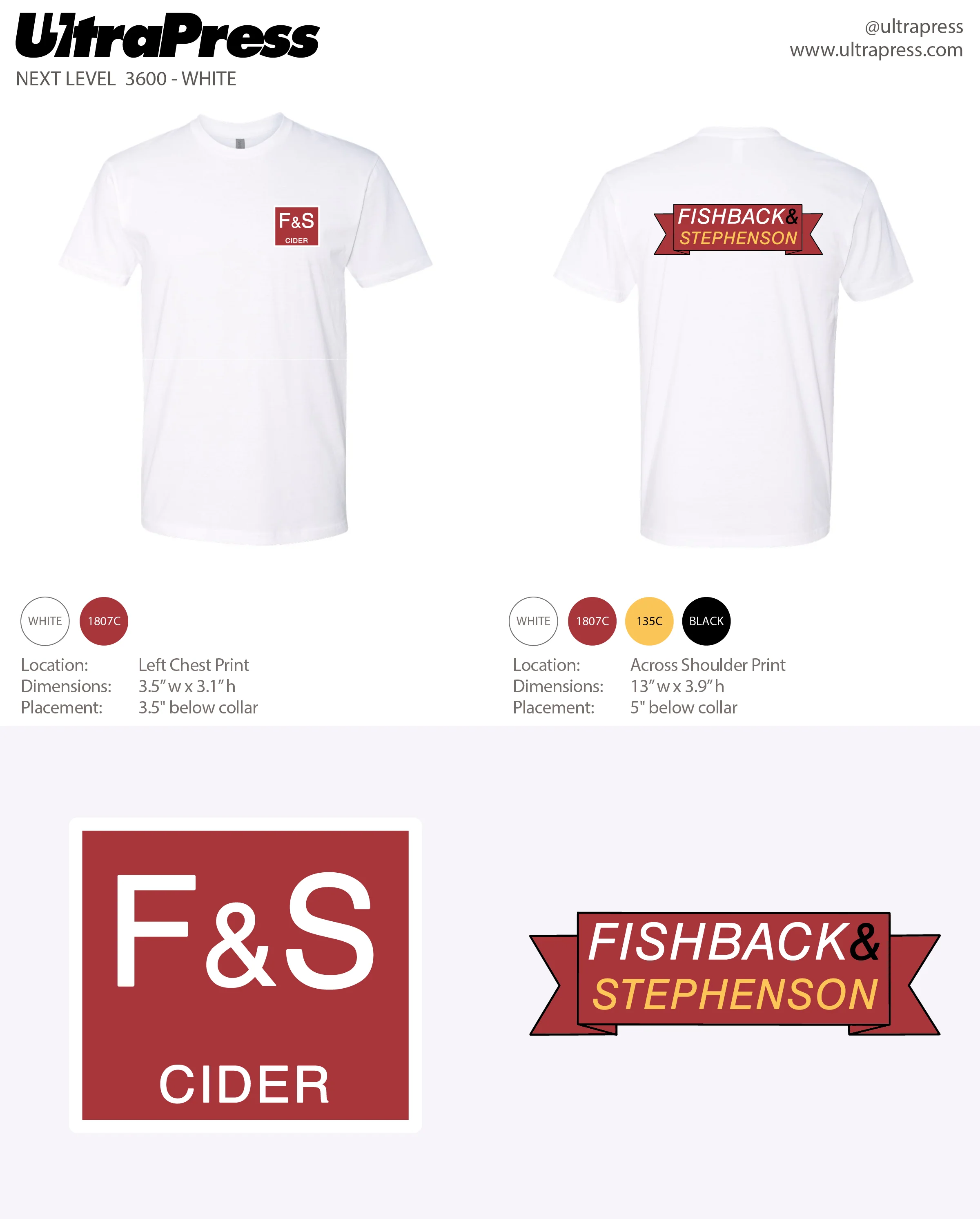 UP-FBS-60014 F&S Cider Logo 72 Min Qty (Bulk) - Image 2