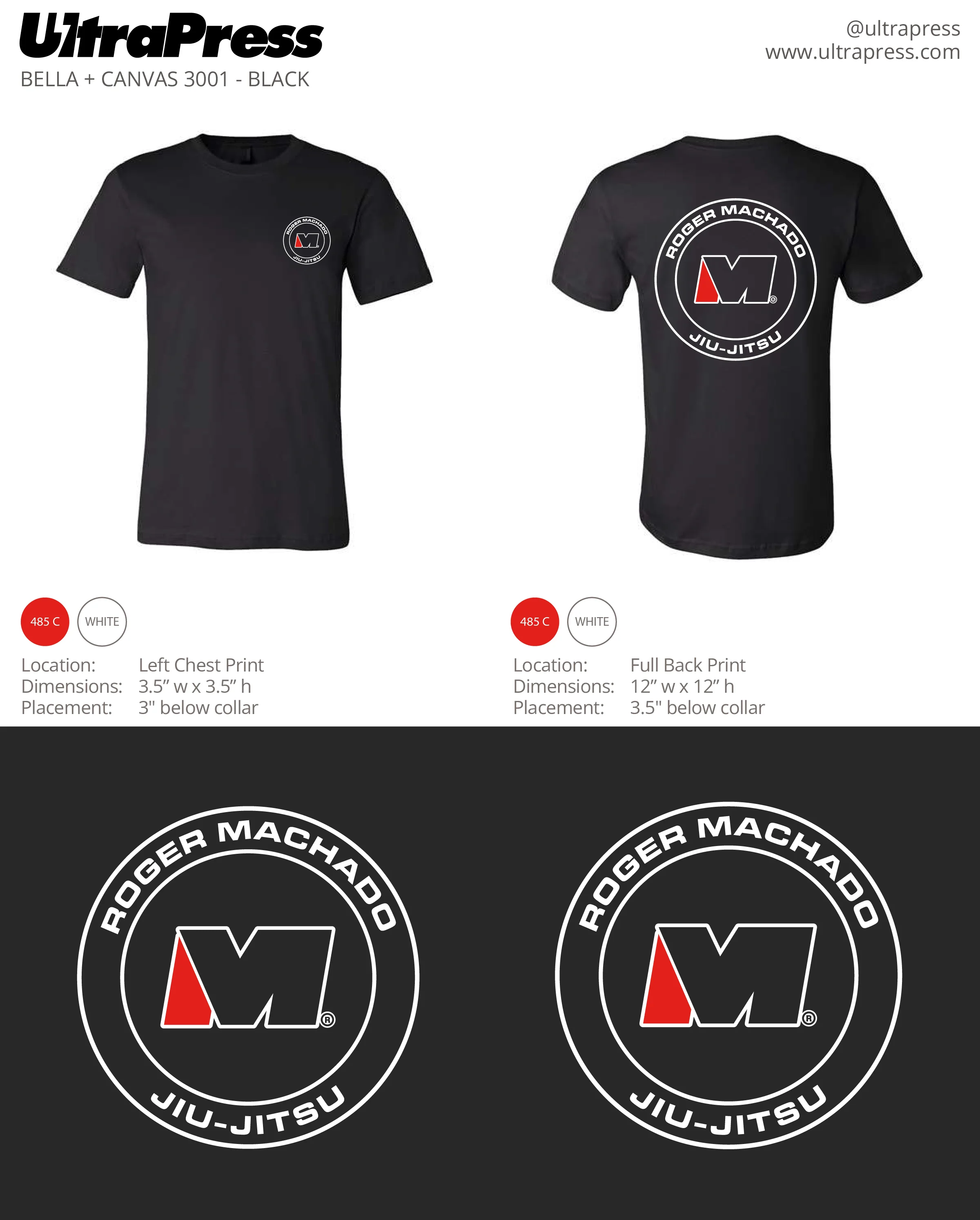 UP-RM-60997 Roger Machado Jiu Jitsu 72 Min Qty (Bulk)