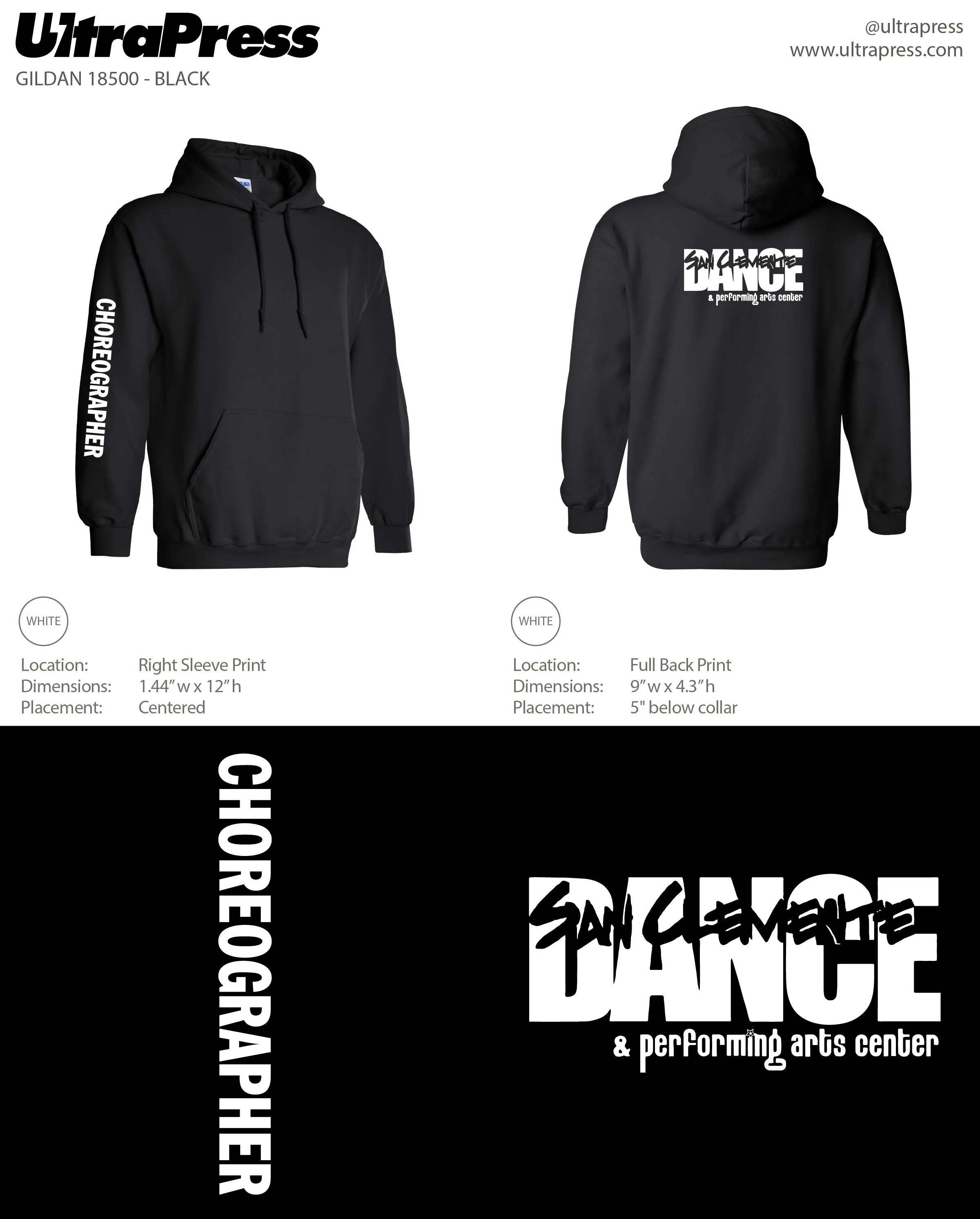 UP-SCDC-61162 San Clemente Hoodies 24 Min Qty (Bulk) - Image 2