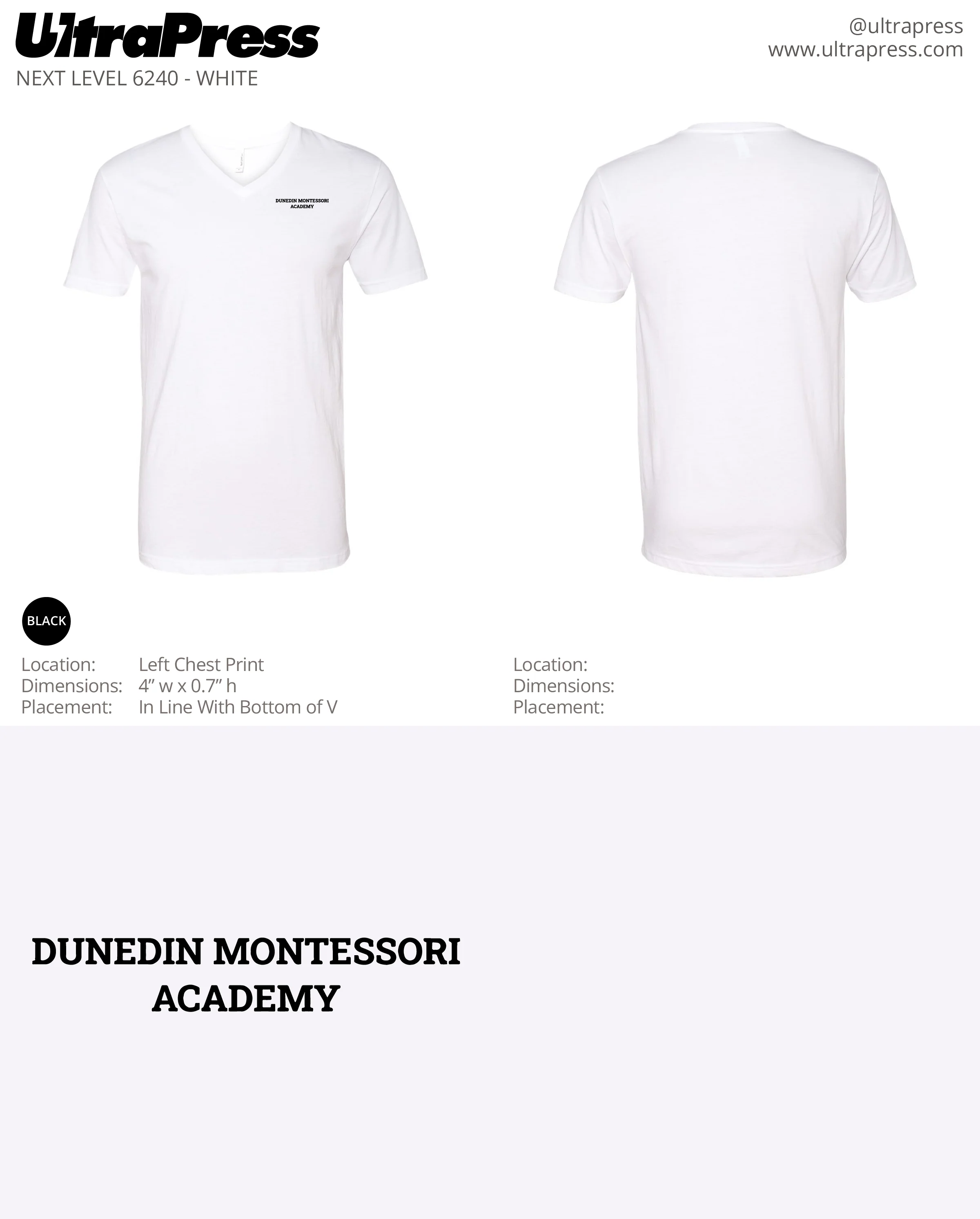 UP-SP-61044 Dunedin Montessori Black Ink 24 Min Qty (Bulk) - Image 2