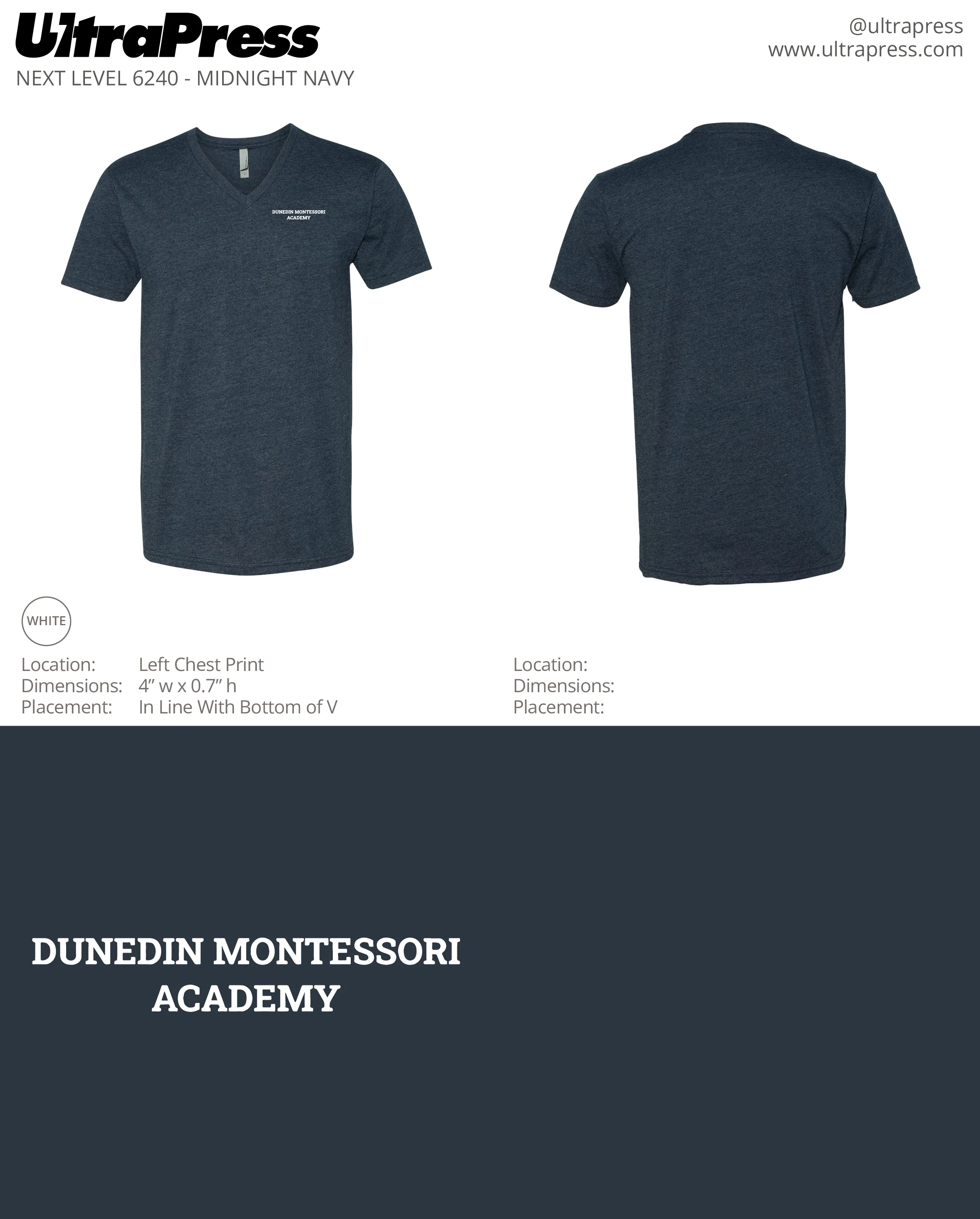 UP-SP-61044 Dunedin Montessori White Ink 24 Min Qty (Bulk) - Image 2