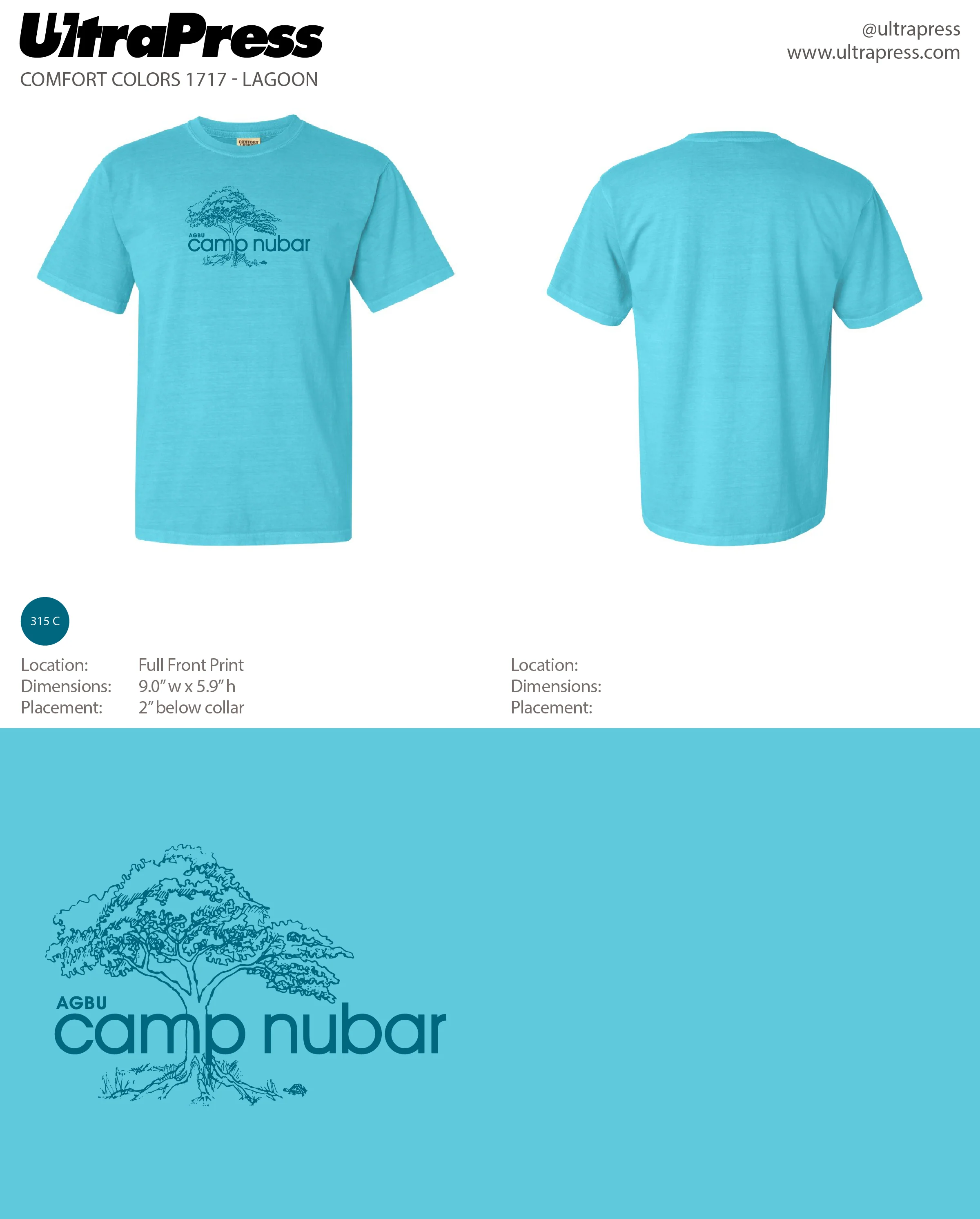 UP-SP-61463 Camp Nubar Tee 288 Min Qty (Bulk) - Image 2