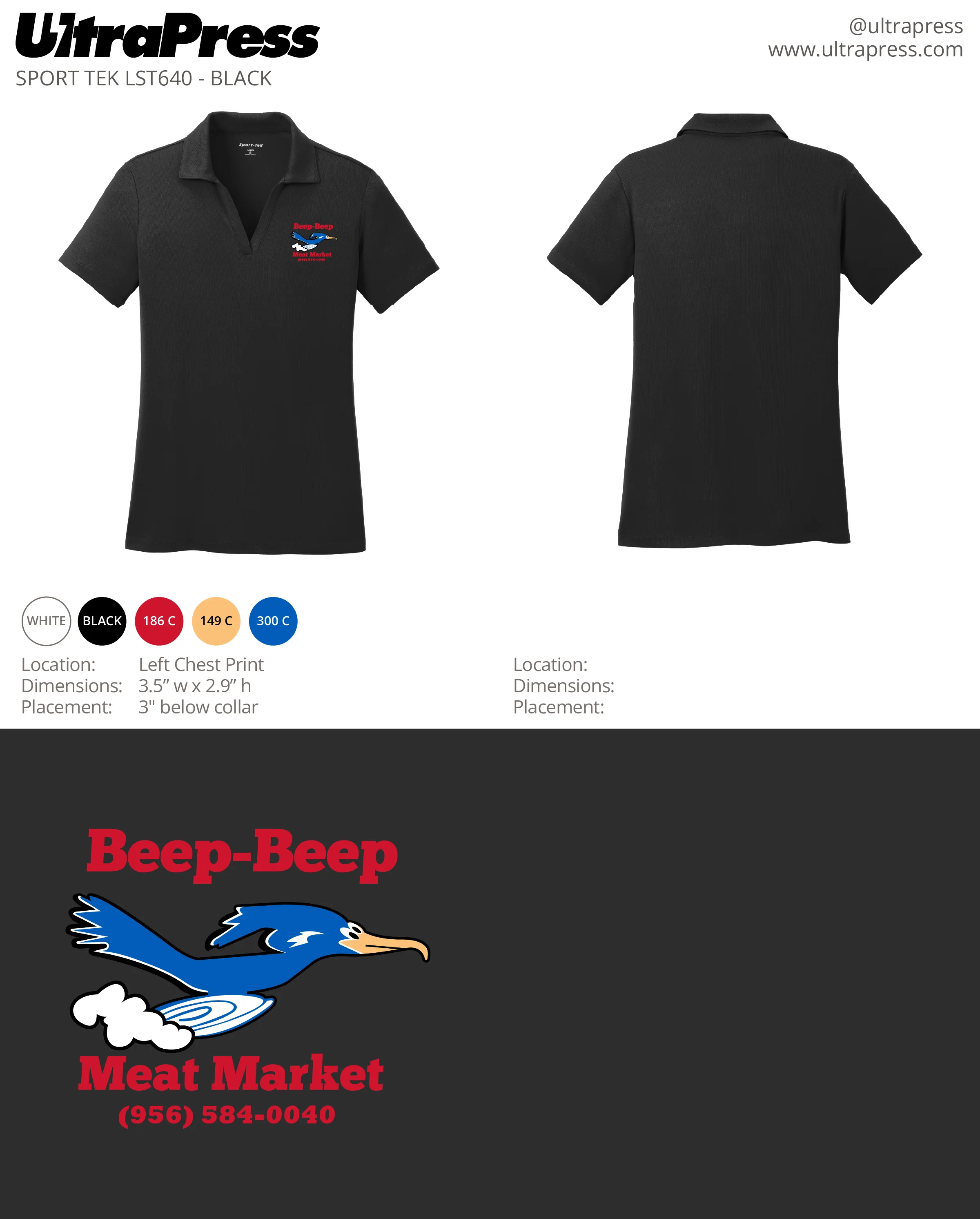UP-SP-62350 Beep Beep Meat Market Red Ink 24 Min Qty (Bulk) - Image 3