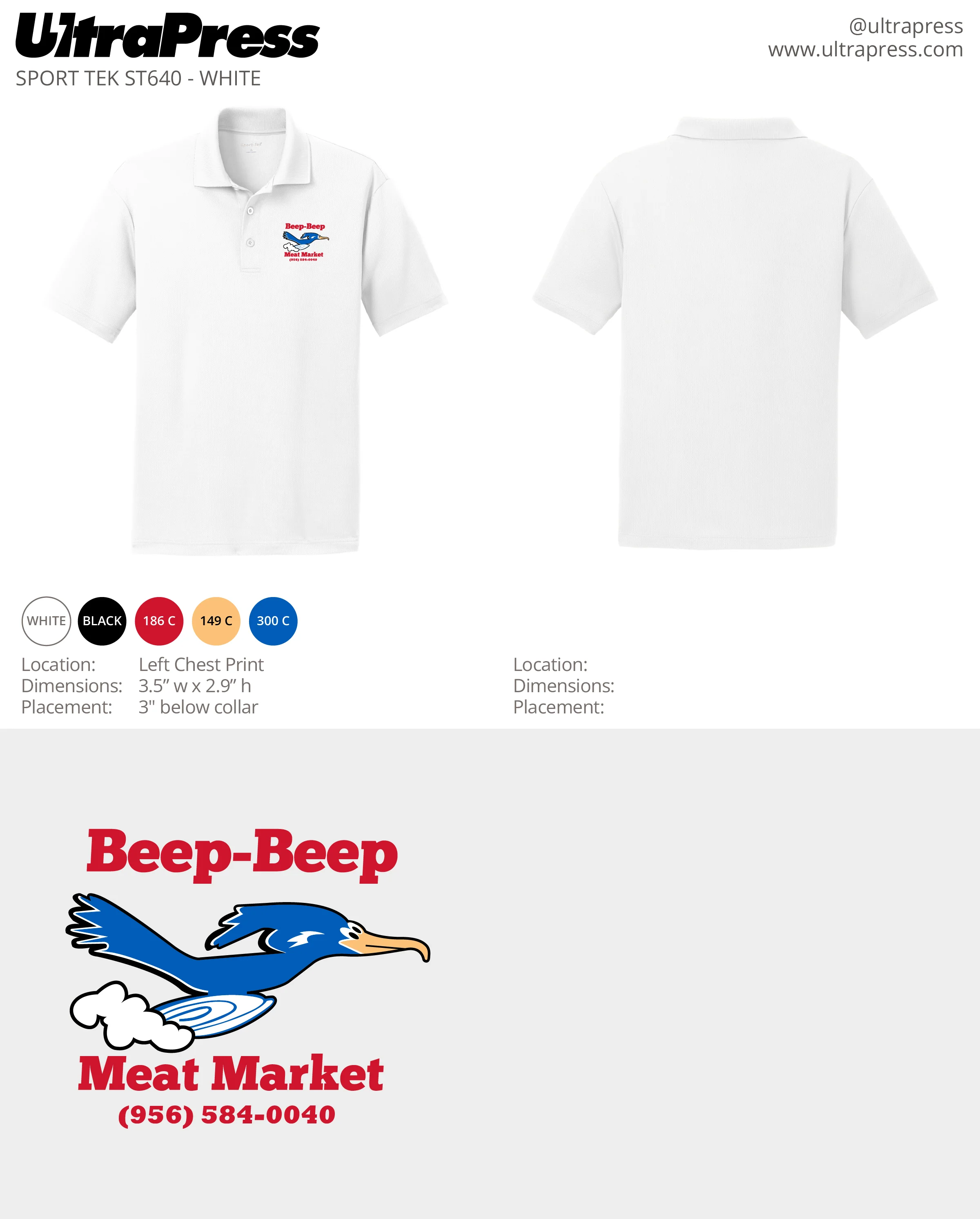 UP-SP-62350 Beep Beep Meat Market Red Ink 24 Min Qty (Bulk) - Image 5
