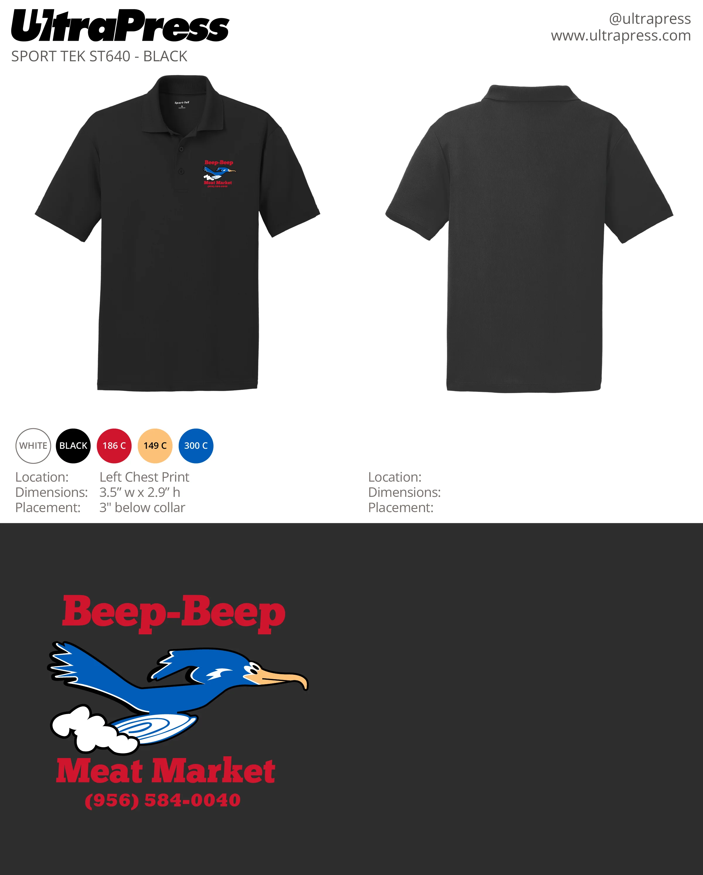 UP-SP-62350 Beep Beep Meat Market Red Ink 24 Min Qty (Bulk) - Image 7