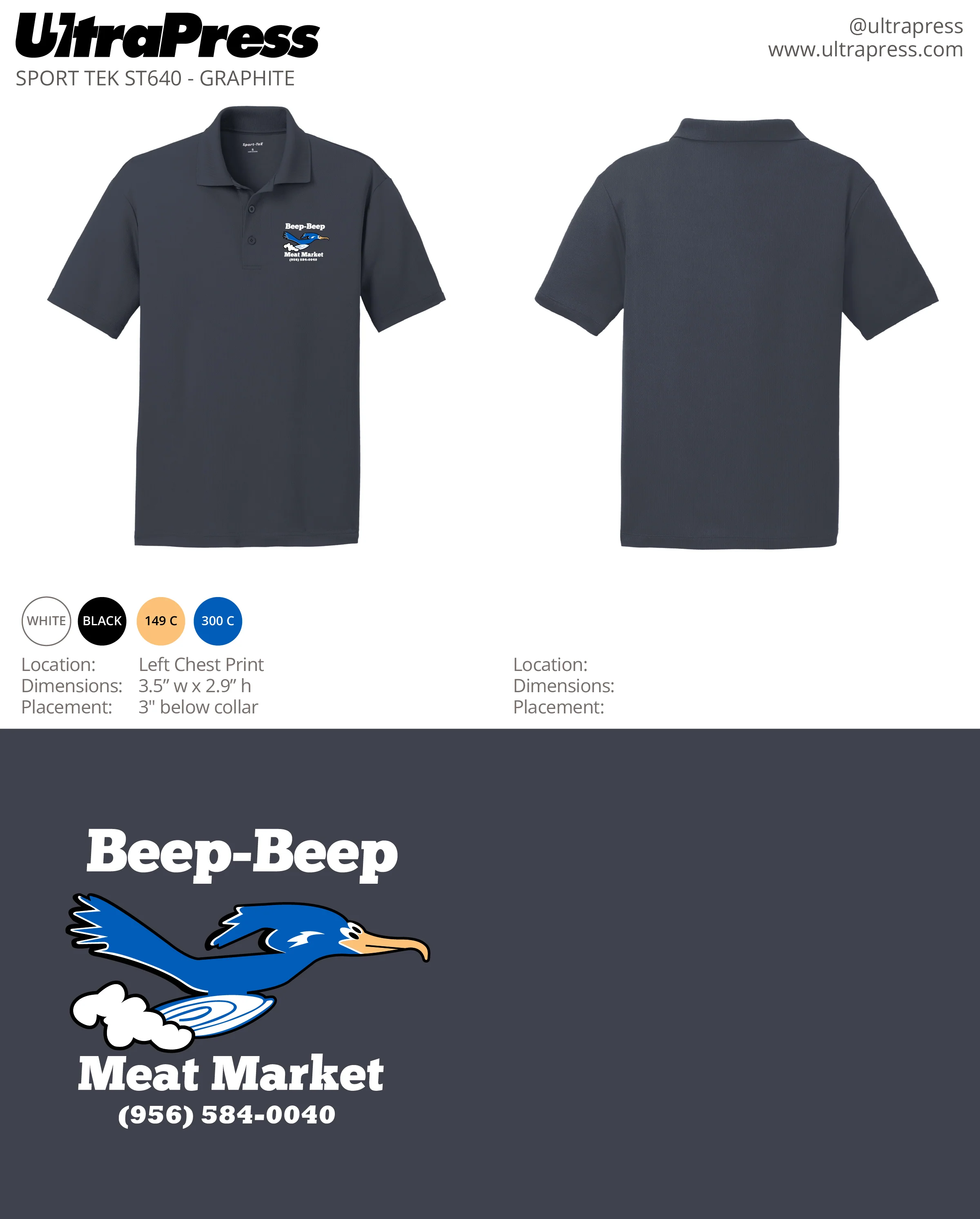 UP-SP-62350 Beep Beep Meat Market White Ink 24 Min Qty (Bulk) - Image 3
