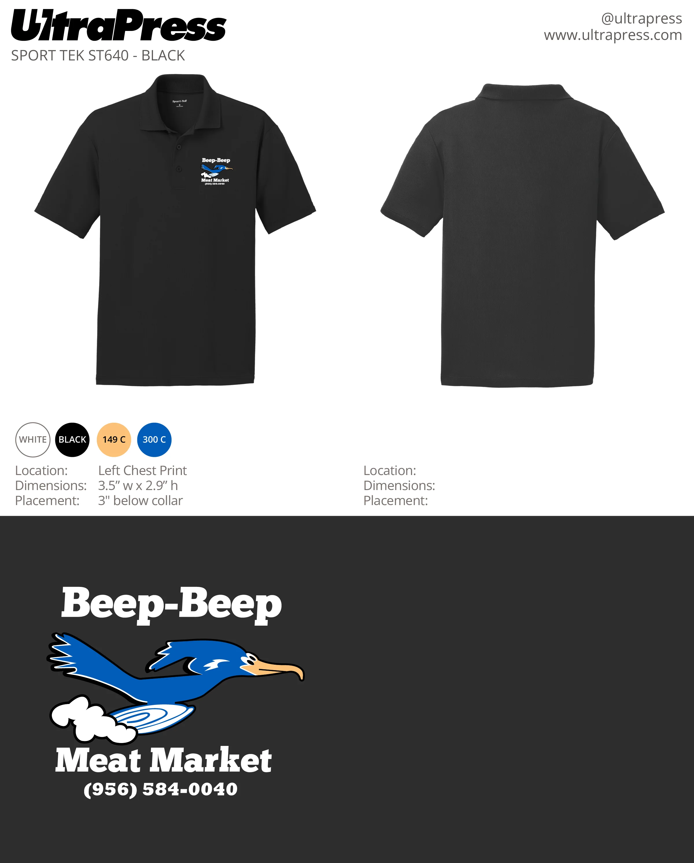 UP-SP-62350 Beep Beep Meat Market White Ink 24 Min Qty (Bulk) - Image 4