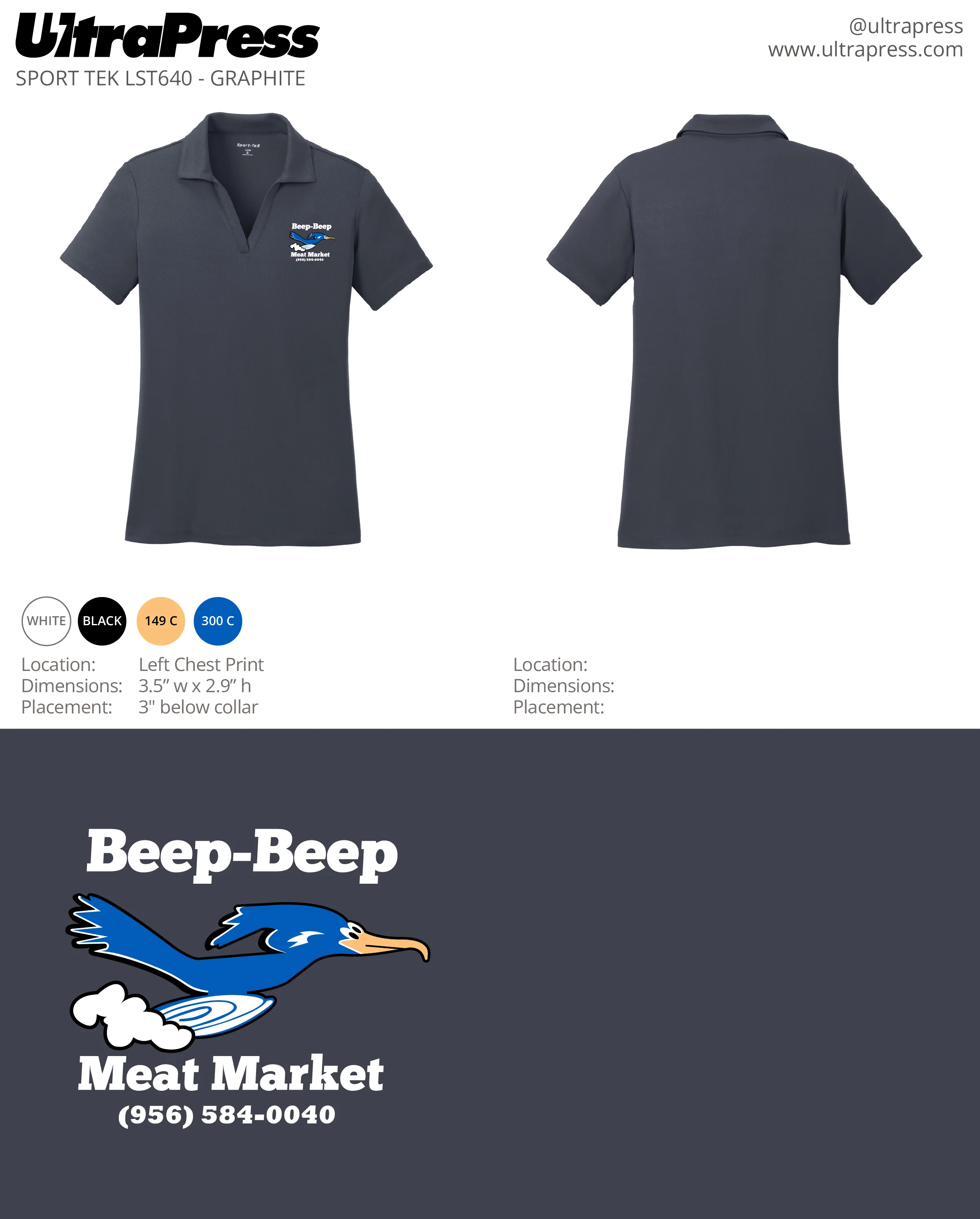 UP-SP-62350 Beep Beep Meat Market White Ink 24 Min Qty (Bulk) - Image 7