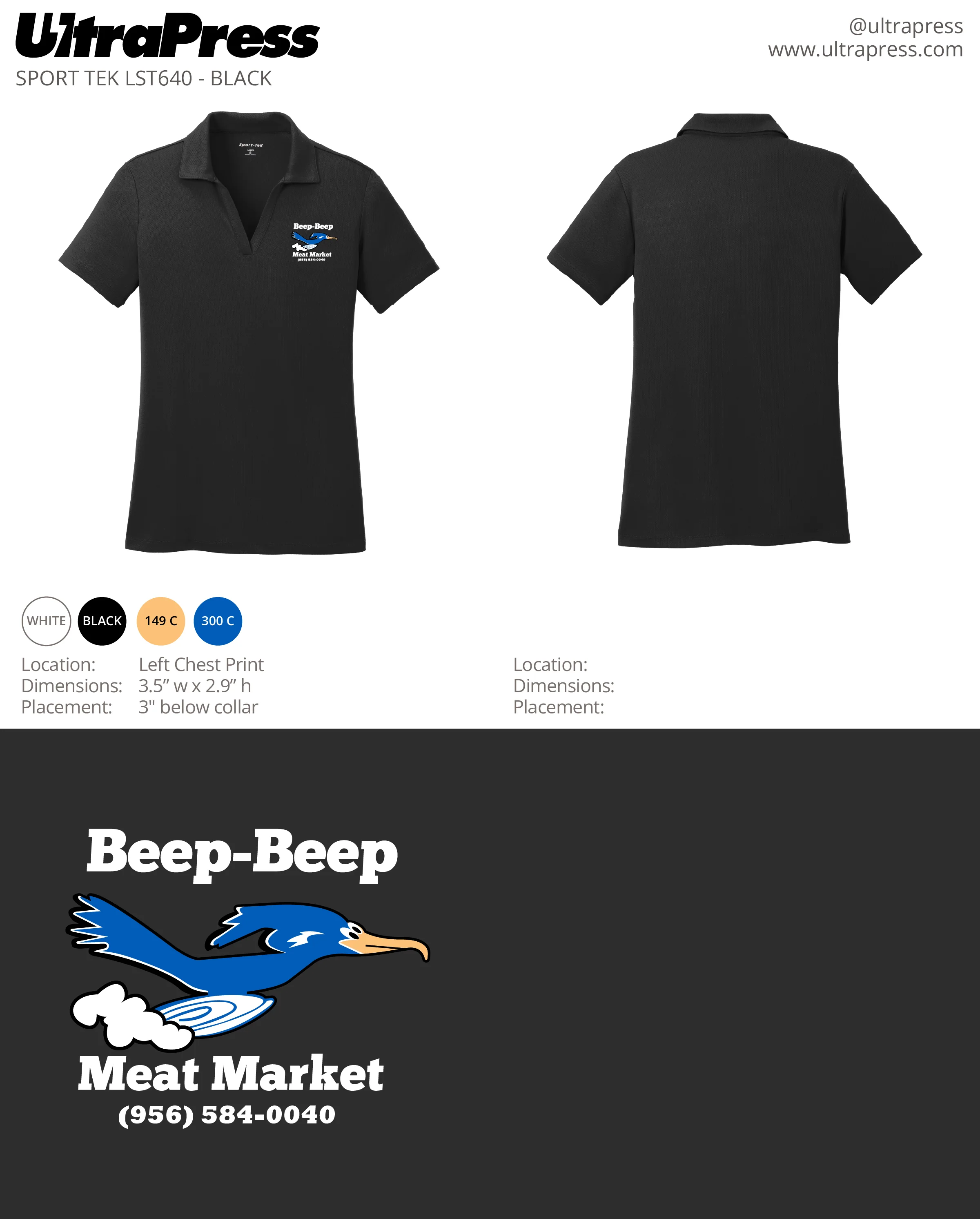 UP-SP-62350 Beep Beep Meat Market White Ink 24 Min Qty (Bulk) - Image 8