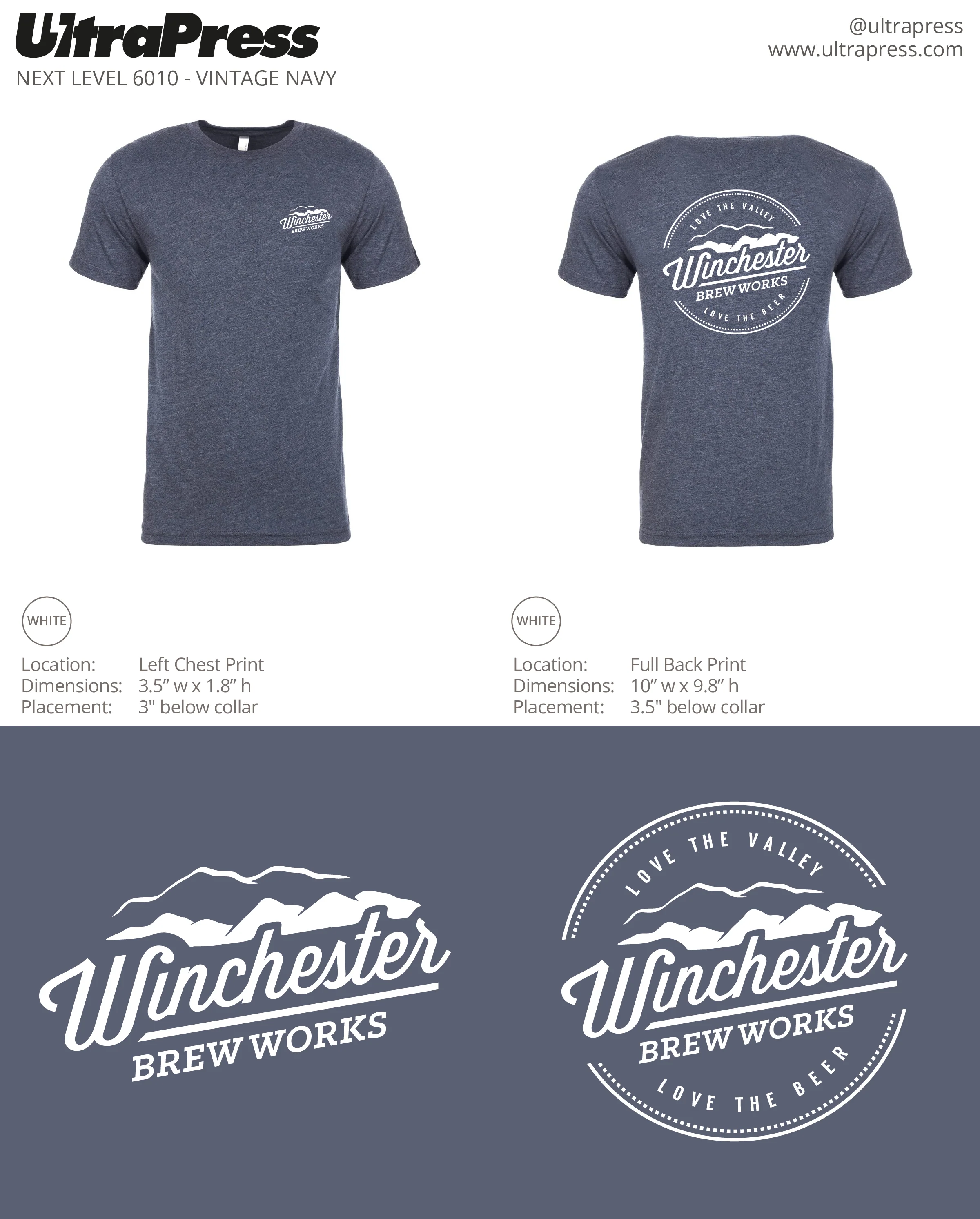 UP-SP-62654 Winchester Tees 72 Min Qty (Bulk) - Image 2