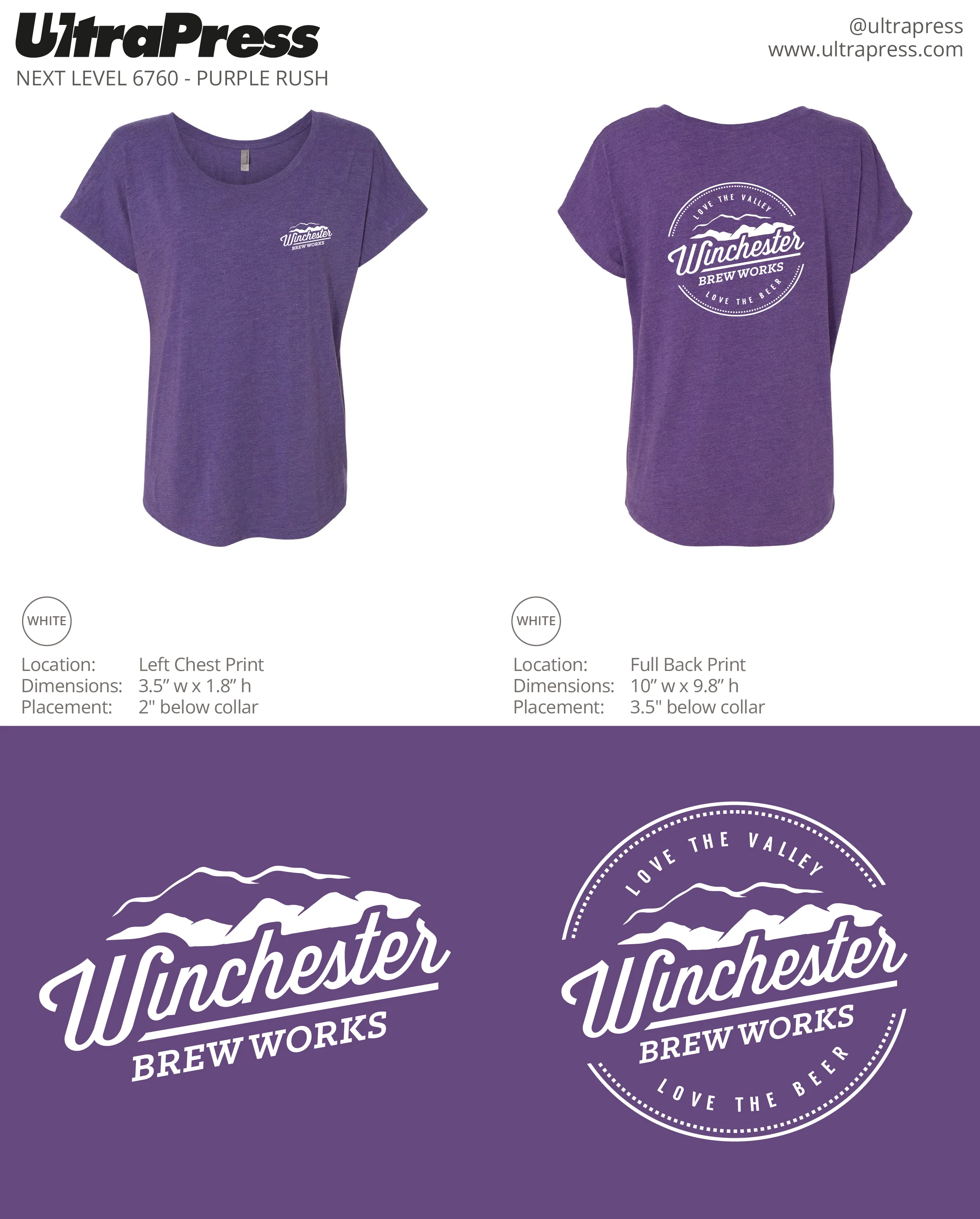 UP-SP-62654 Winchester Tees 72 Min Qty (Bulk) - Image 4