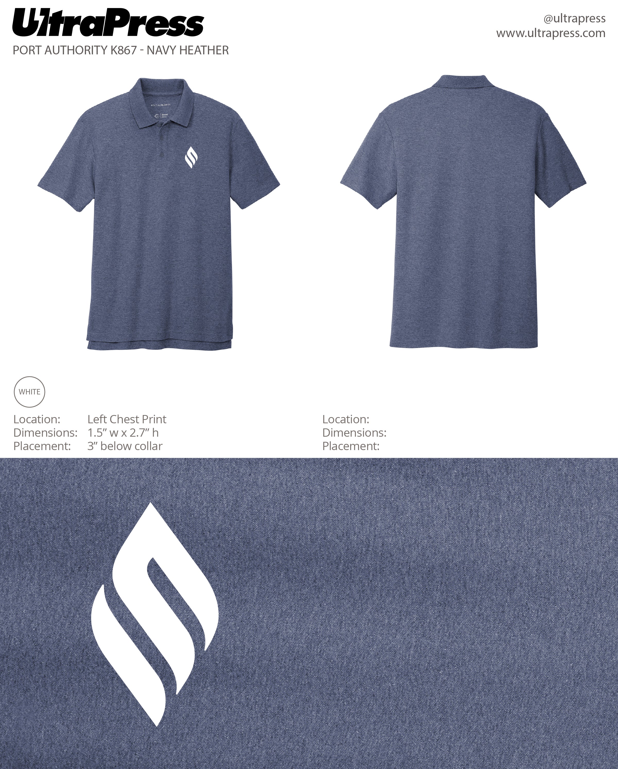 UP-SP-62657 FSJ Flame Logo Zip 48 Min Qty (Bulk) - Image 4