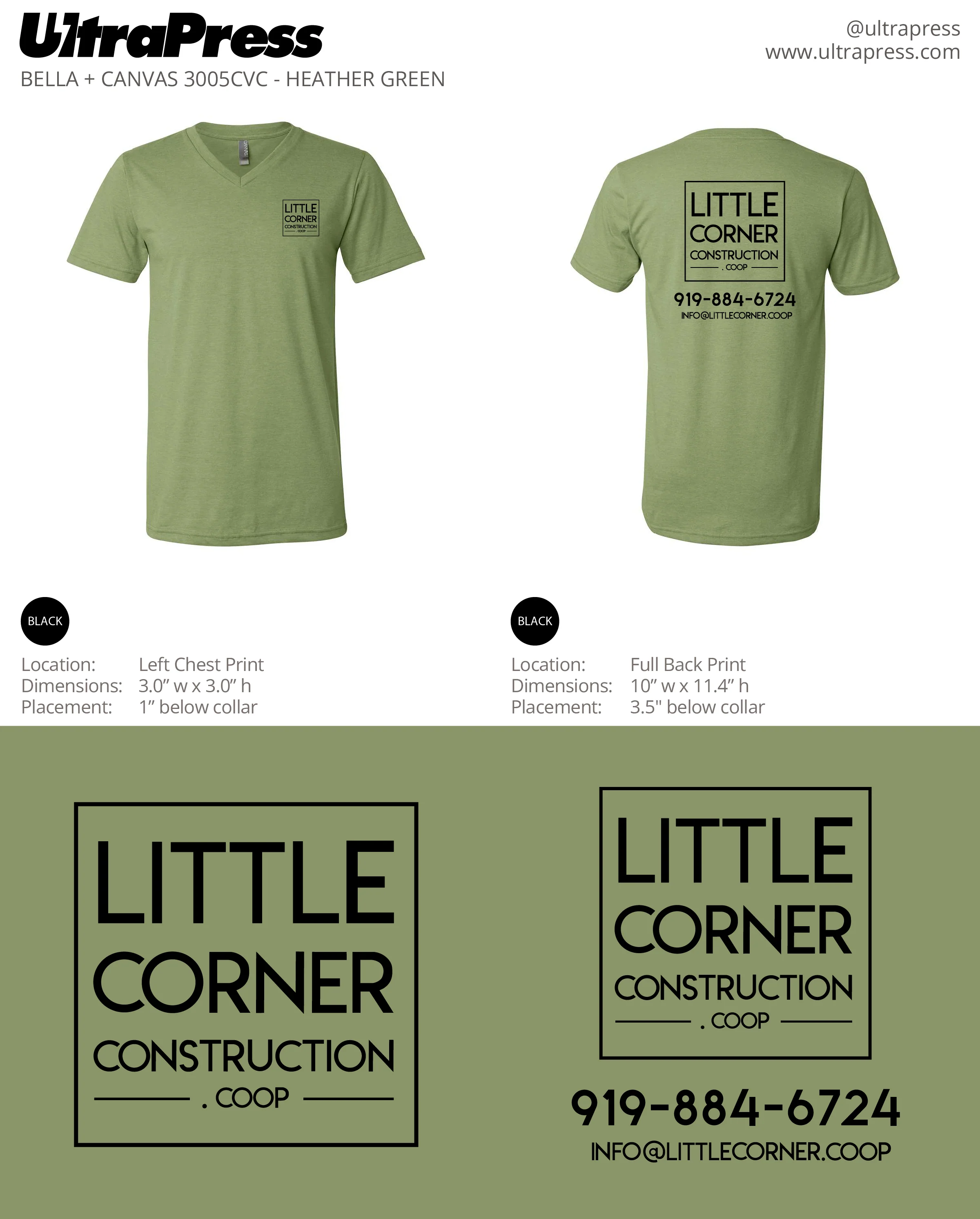 UP-SP-62839 Little Corner Construction in Black Ink 144 Min Qty (Bulk)