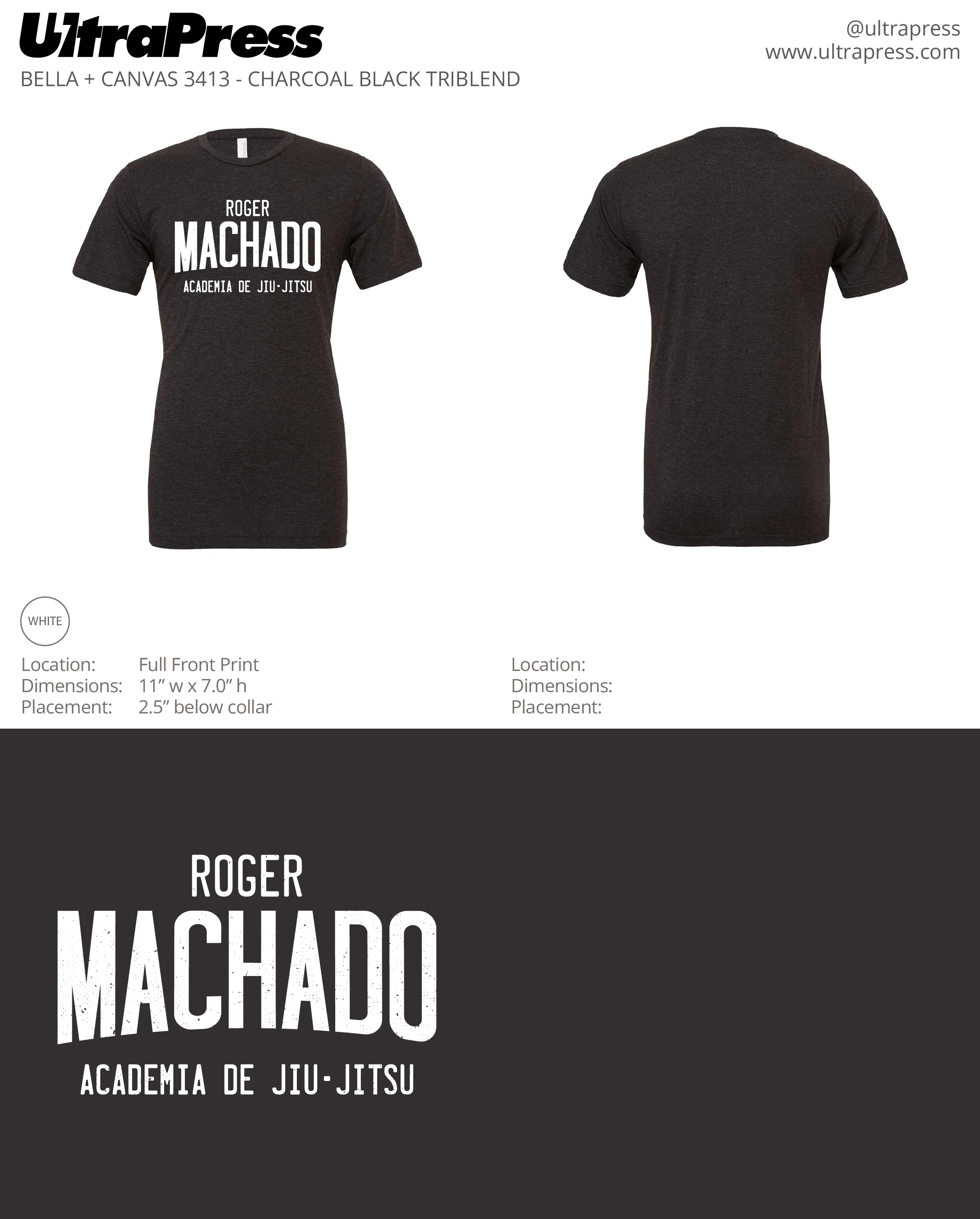 UP-SP-62852 Roger Machado Tees 72 Min Qty (Bulk)