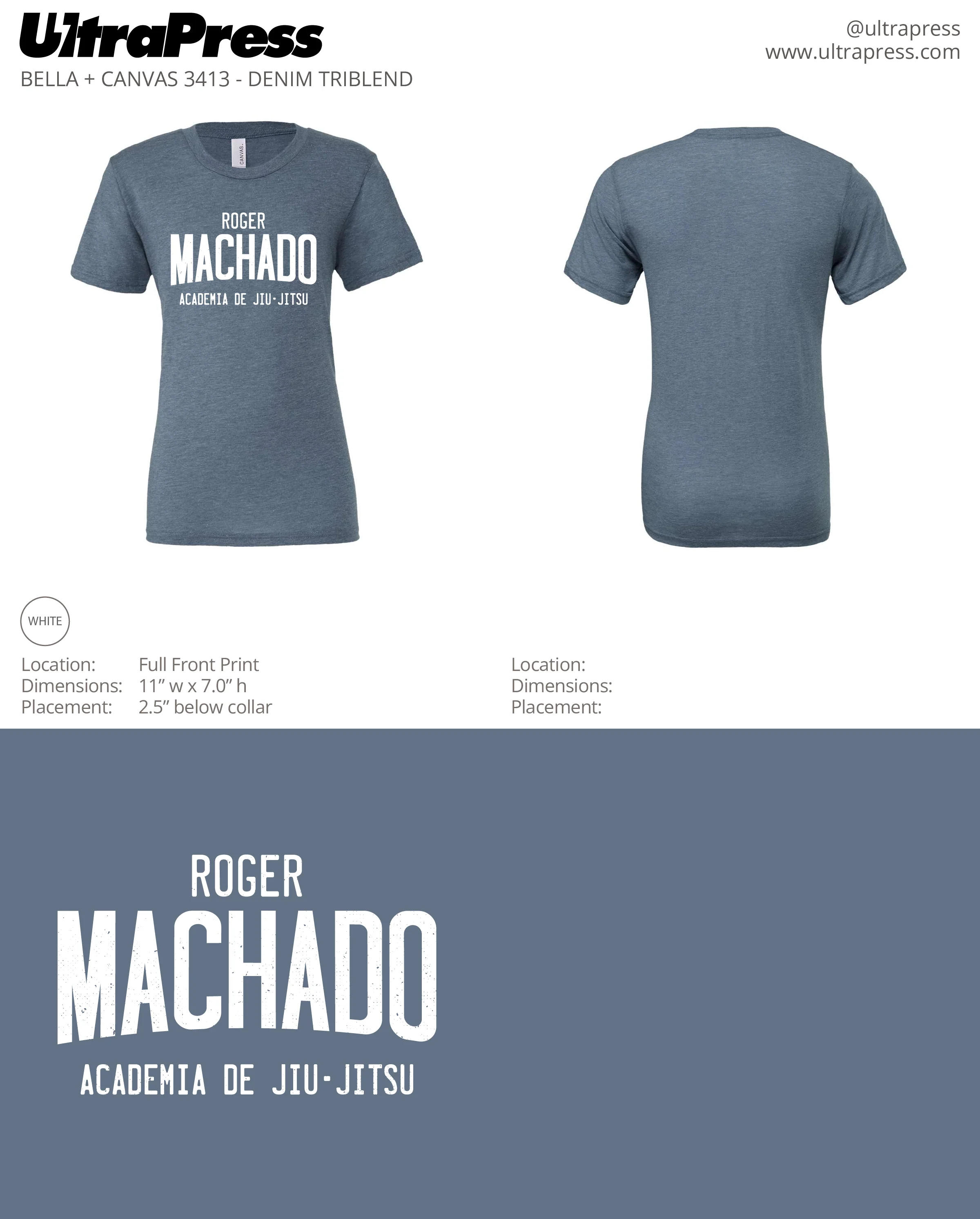 UP-SP-62852 Roger Machado Tees 72 Min Qty (Bulk) - Image 2