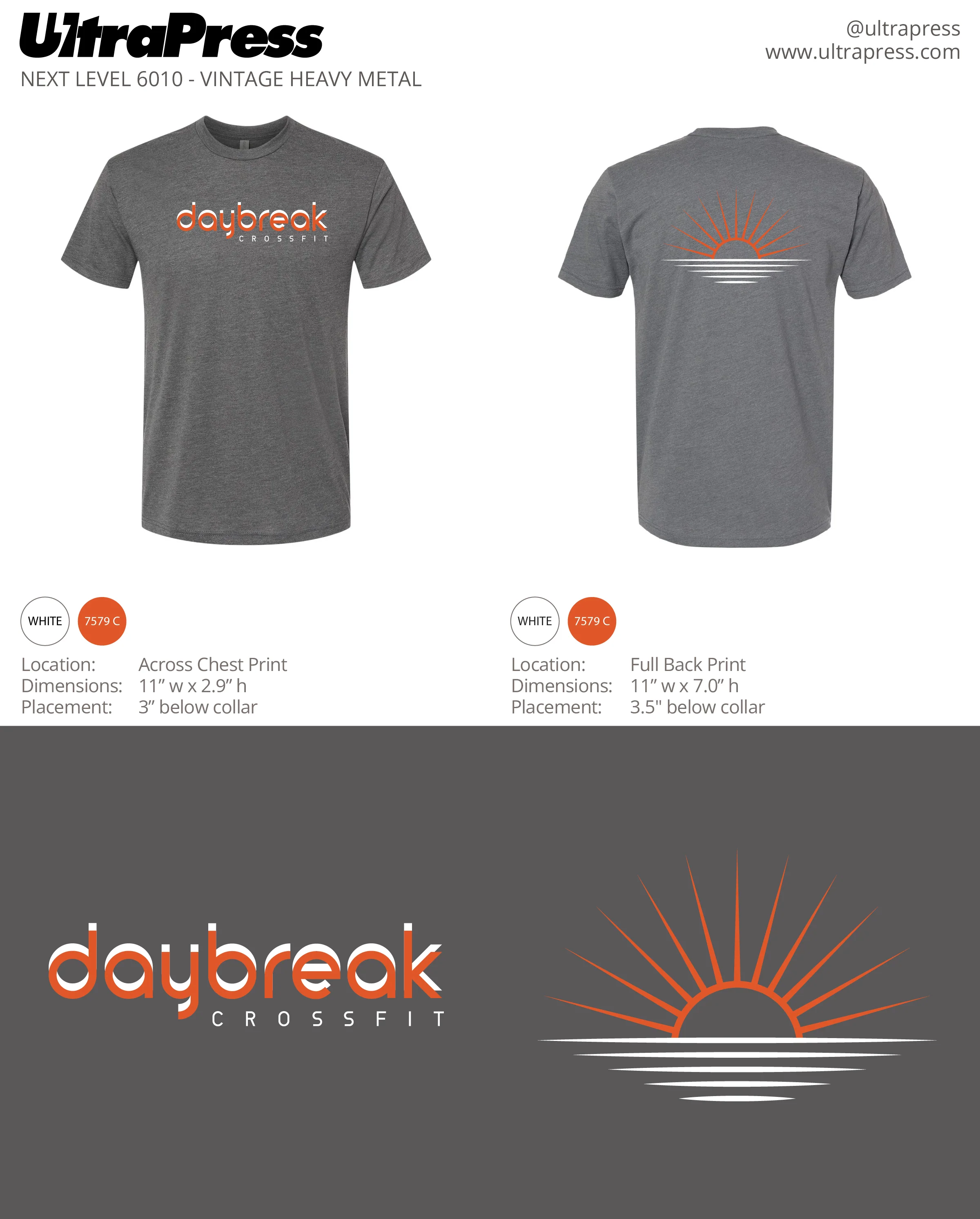 UP-SP-62869 CrossFit Daybreak Tri Blend 48 Min Qty (Bulk) - Image 3
