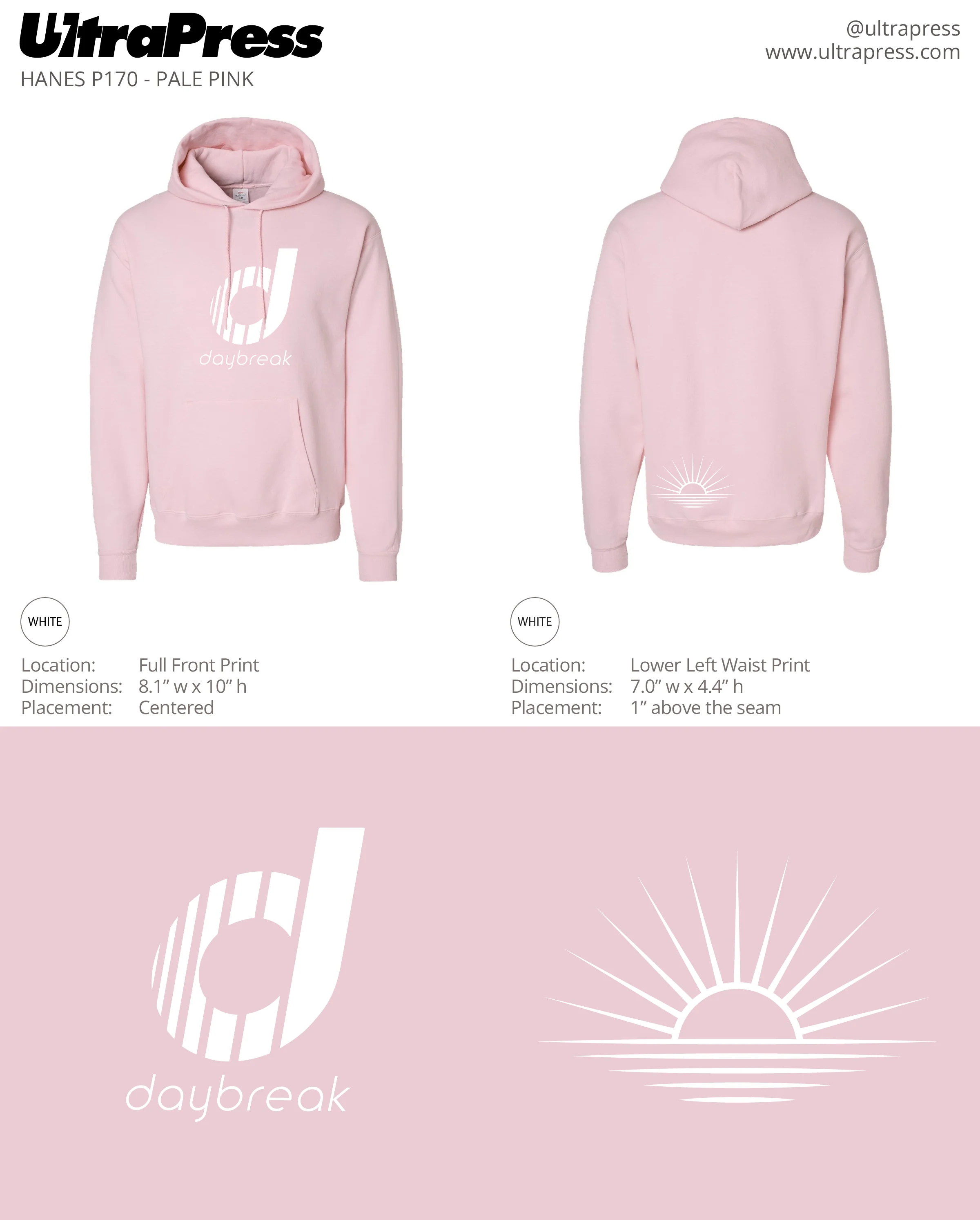 UP-SP-62873 CrossFit Daybreak Hoodies V2 24 Min Qty (Bulk) - Image 2