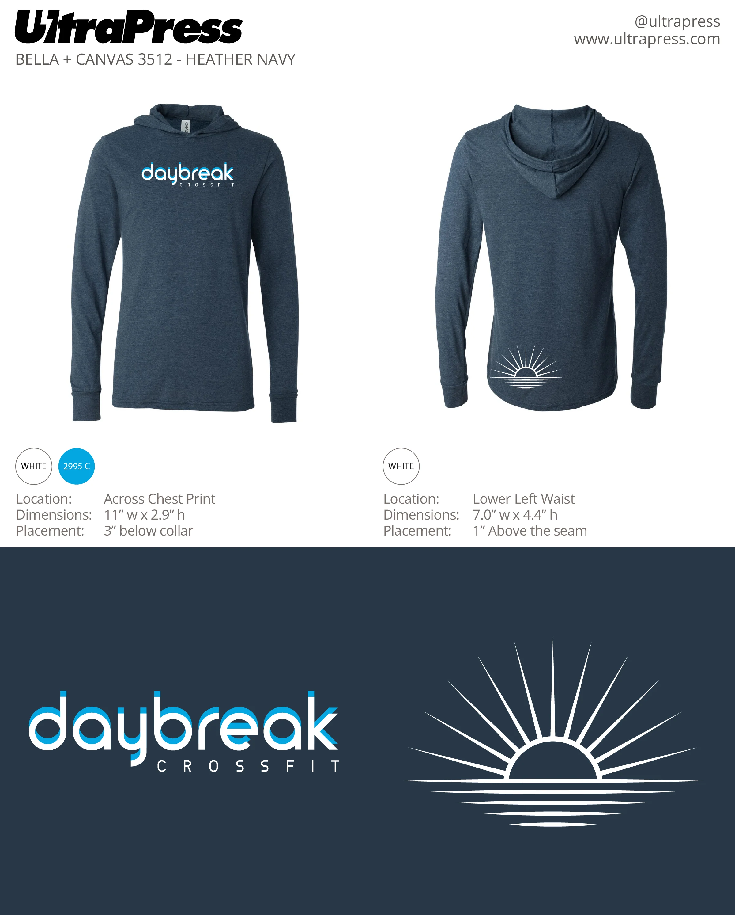 UP-SP-62875 CrossFit Daybreak Longsleeve V1 12 Min Qty (Bulk)