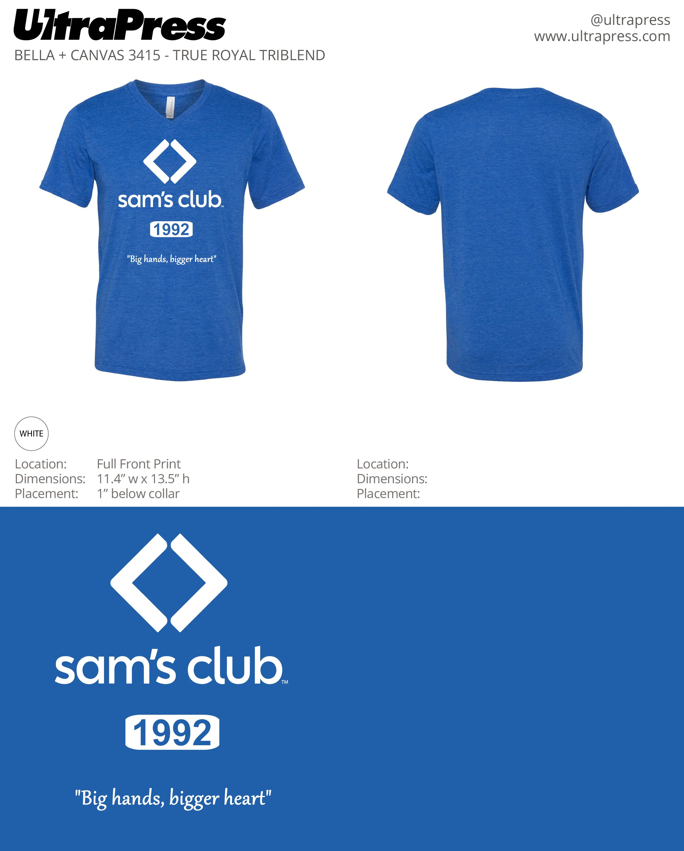 UP-SP-63304 Sam's Club 1992 12 Min Qty (Bulk)