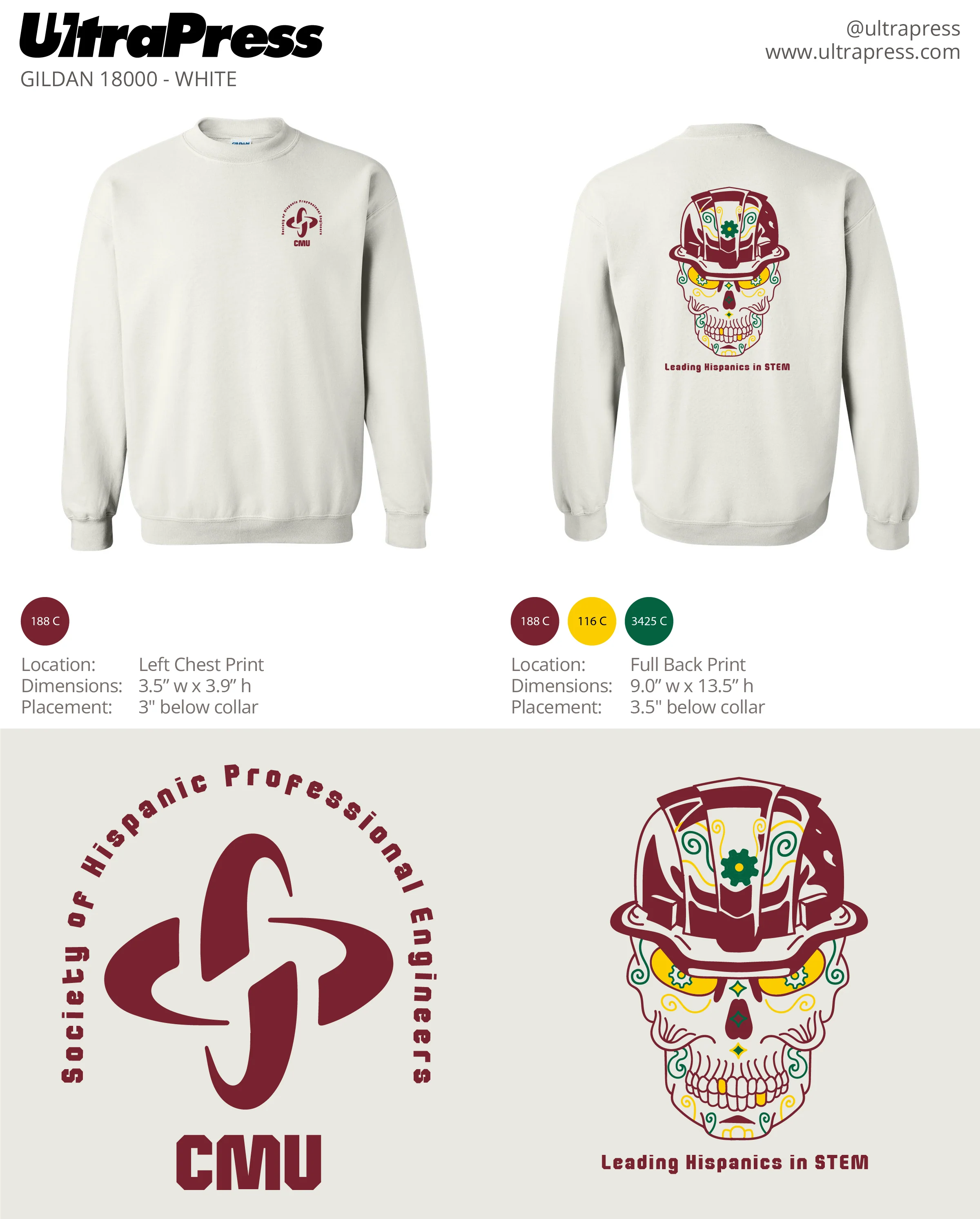 UP-SP-63375 CMU SHPE Skull Design 48 Min Qty (Bulk) - Image 3