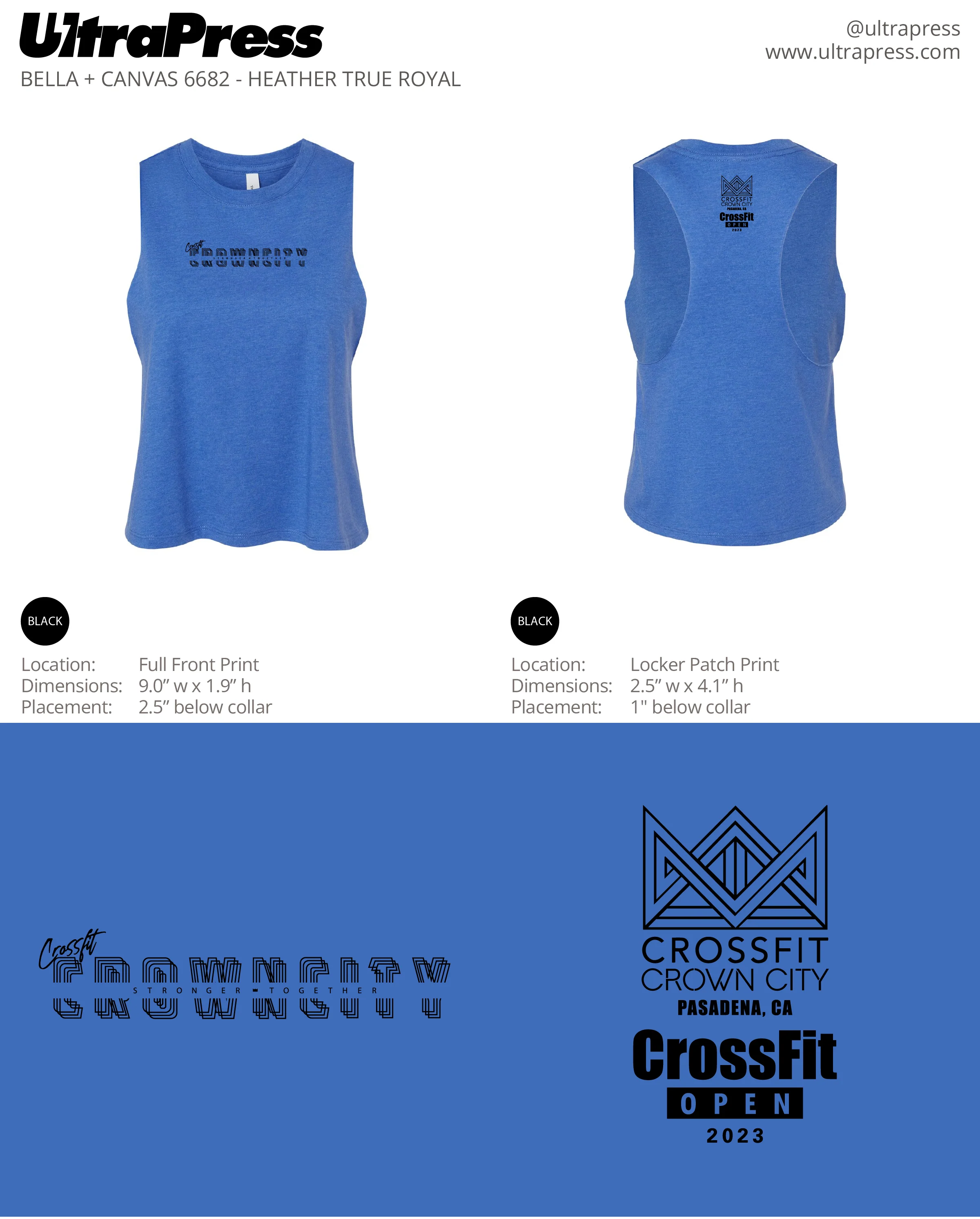 UP-SP-63622 Crossfit CrownCity 2023 48 Min Qty (Bulk) - Image 2
