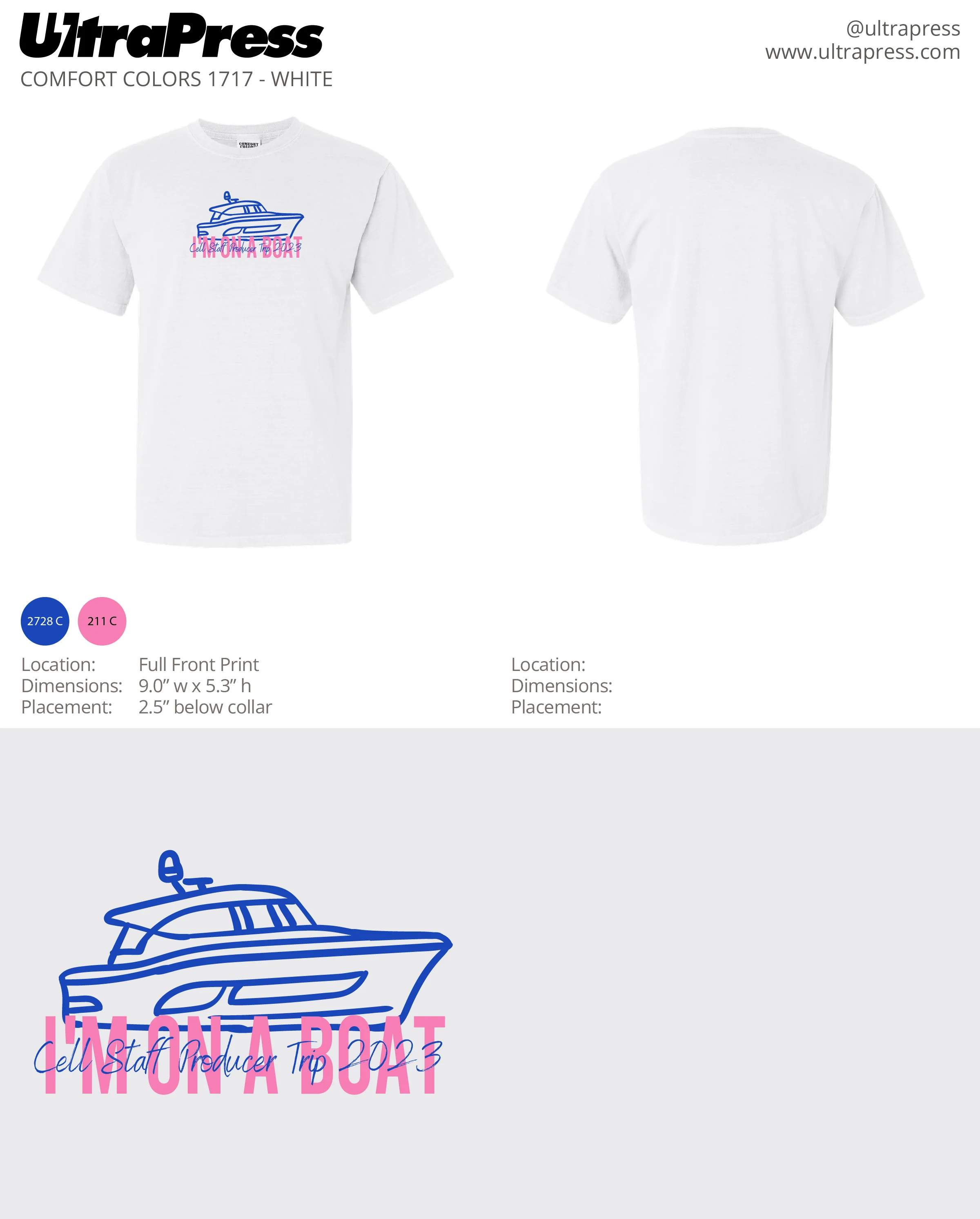 UP-SP-63684 CS I'm on a Boat 2023 48 Min Qty (Bulk) - Image 2
