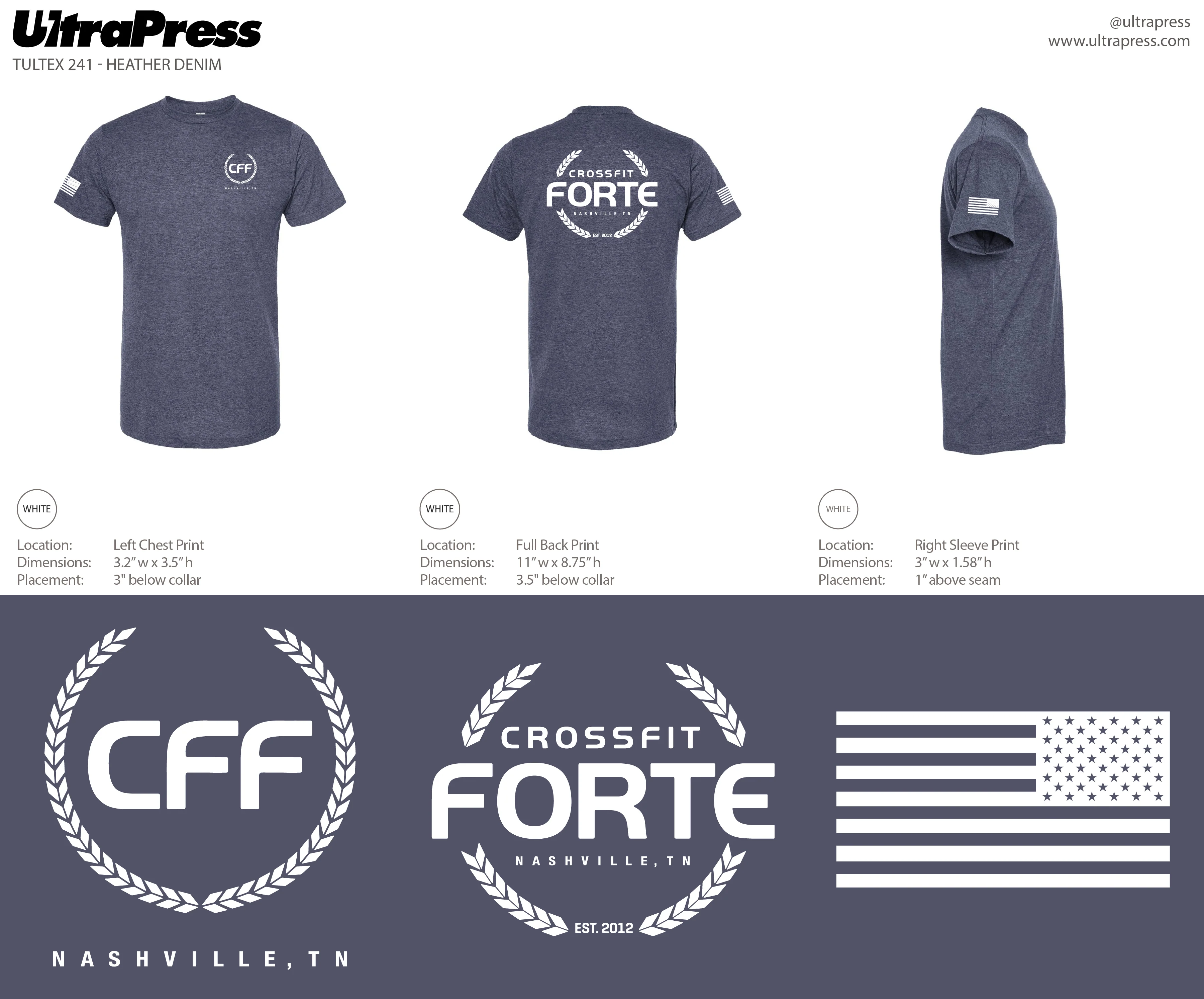 UP-SP-64448 CrossFit Forte White Logo 72 Min Qty (Bulk) - Image 4
