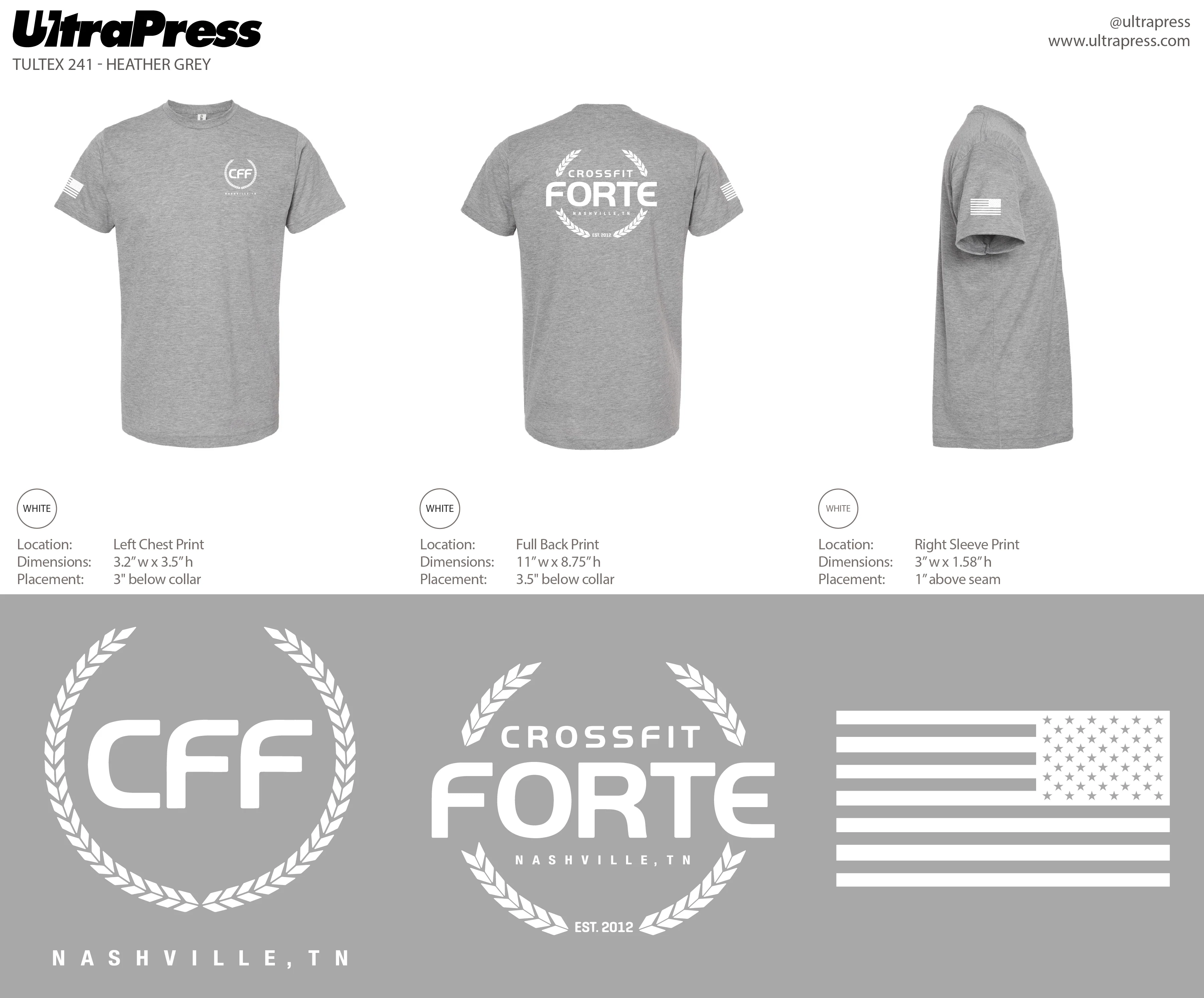 UP-SP-64448 CrossFit Forte White Logo 72 Min Qty (Bulk) - Image 5