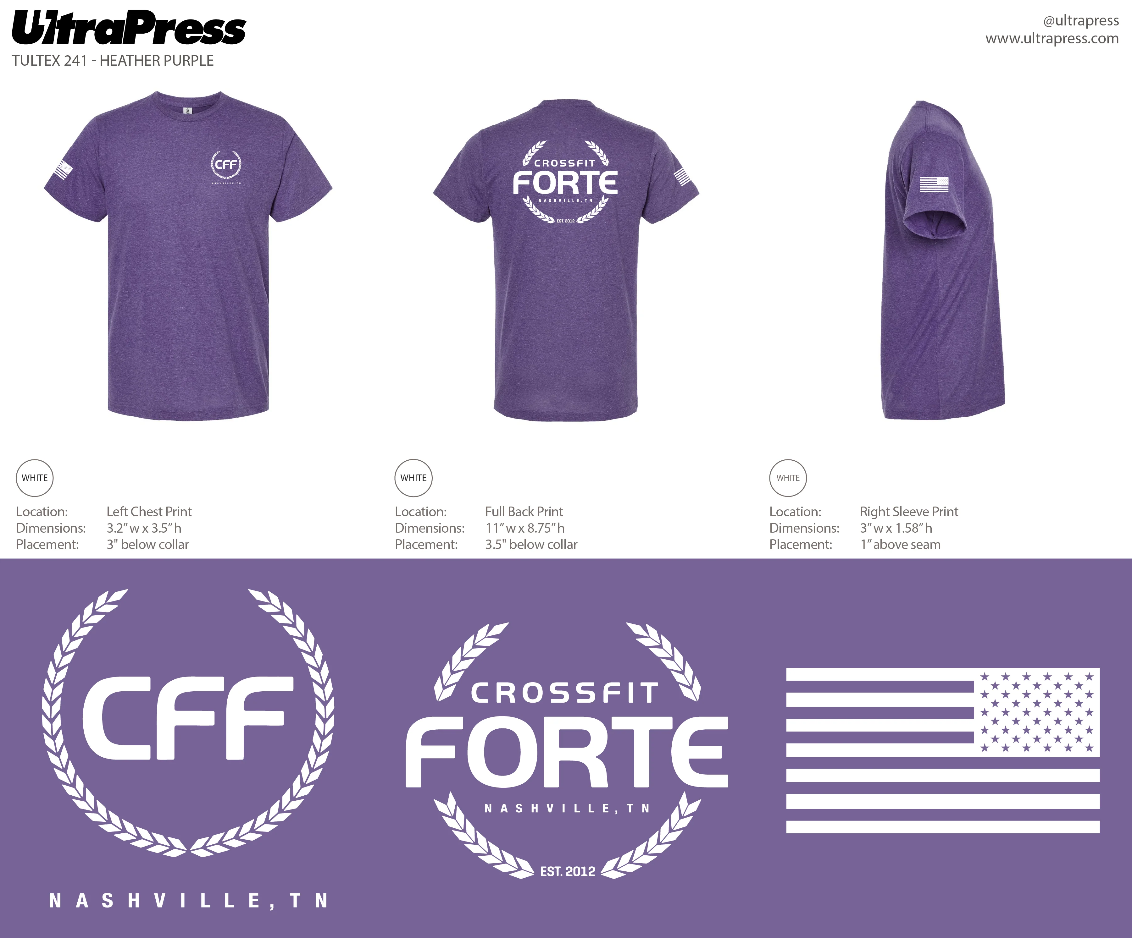 UP-SP-64448 CrossFit Forte White Logo 72 Min Qty (Bulk) - Image 6