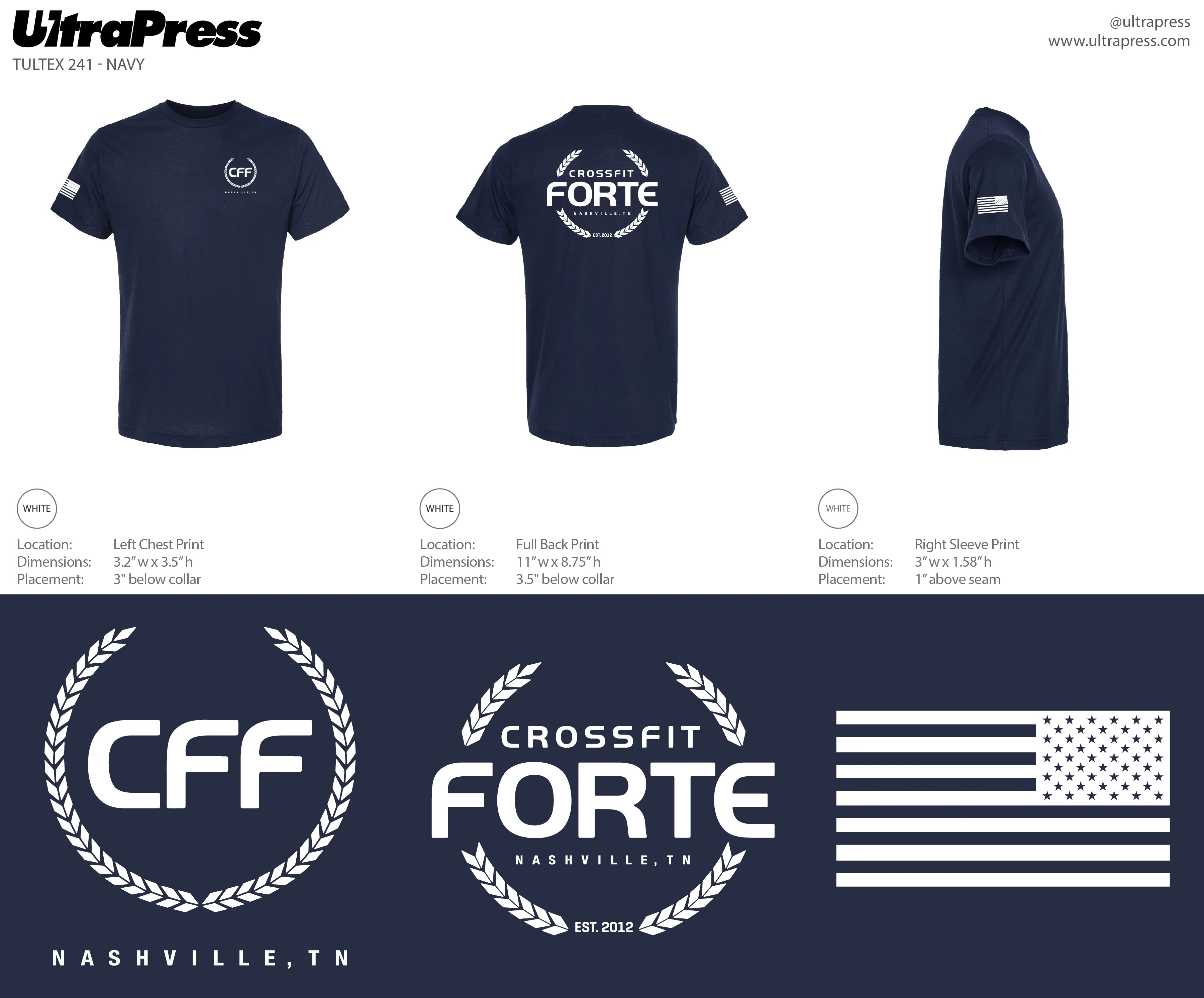 UP-SP-64448 CrossFit Forte White Logo 72 Min Qty (Bulk) - Image 8