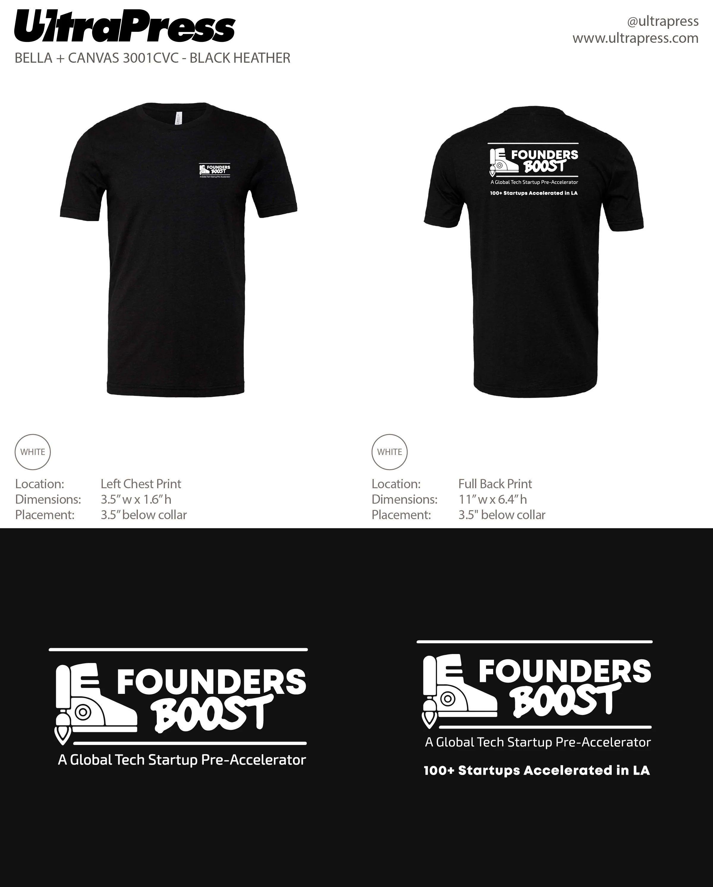 UP-SP-64471 FoundersBoostLA 2023 White Ink 24 Min Qty (Bulk) - Image 2