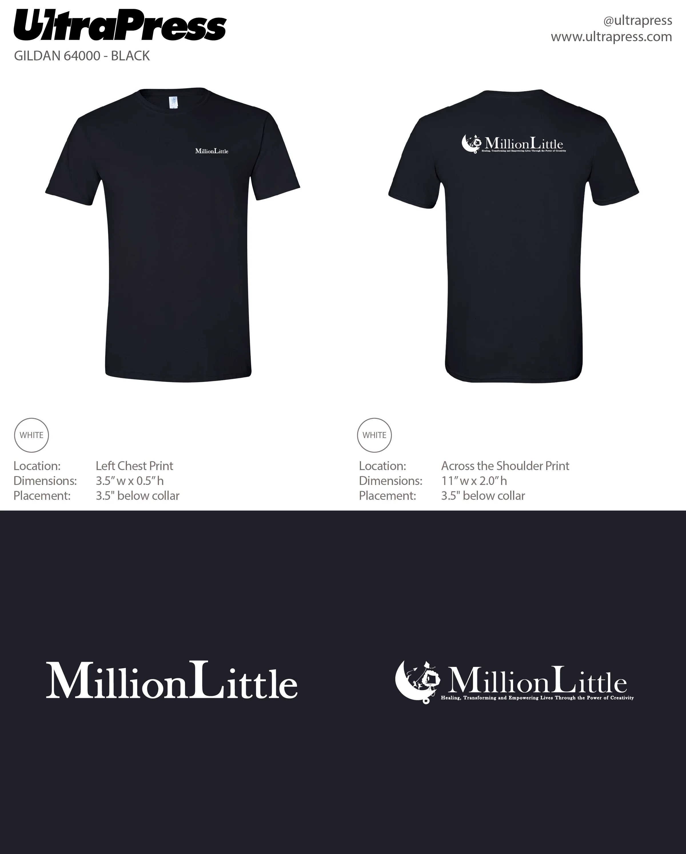UP-SP-64927 Million Little Logo 2023 24 Min Qty (Bulk)
