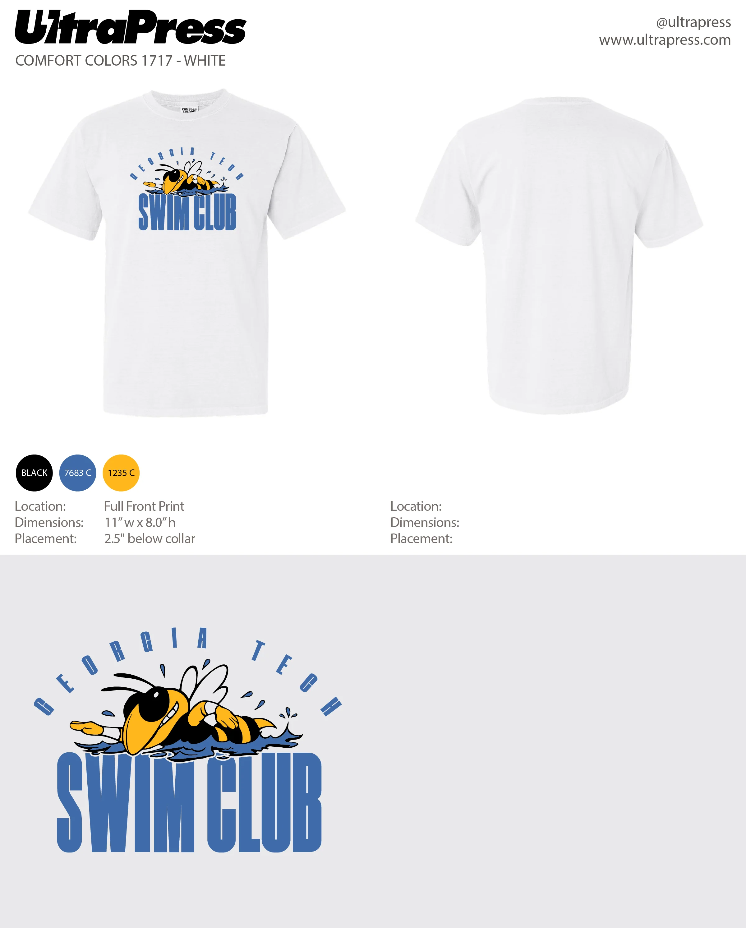 UP-SP-65235 GT Swim Club Merch 2023 144 Min Qty (Bulk)