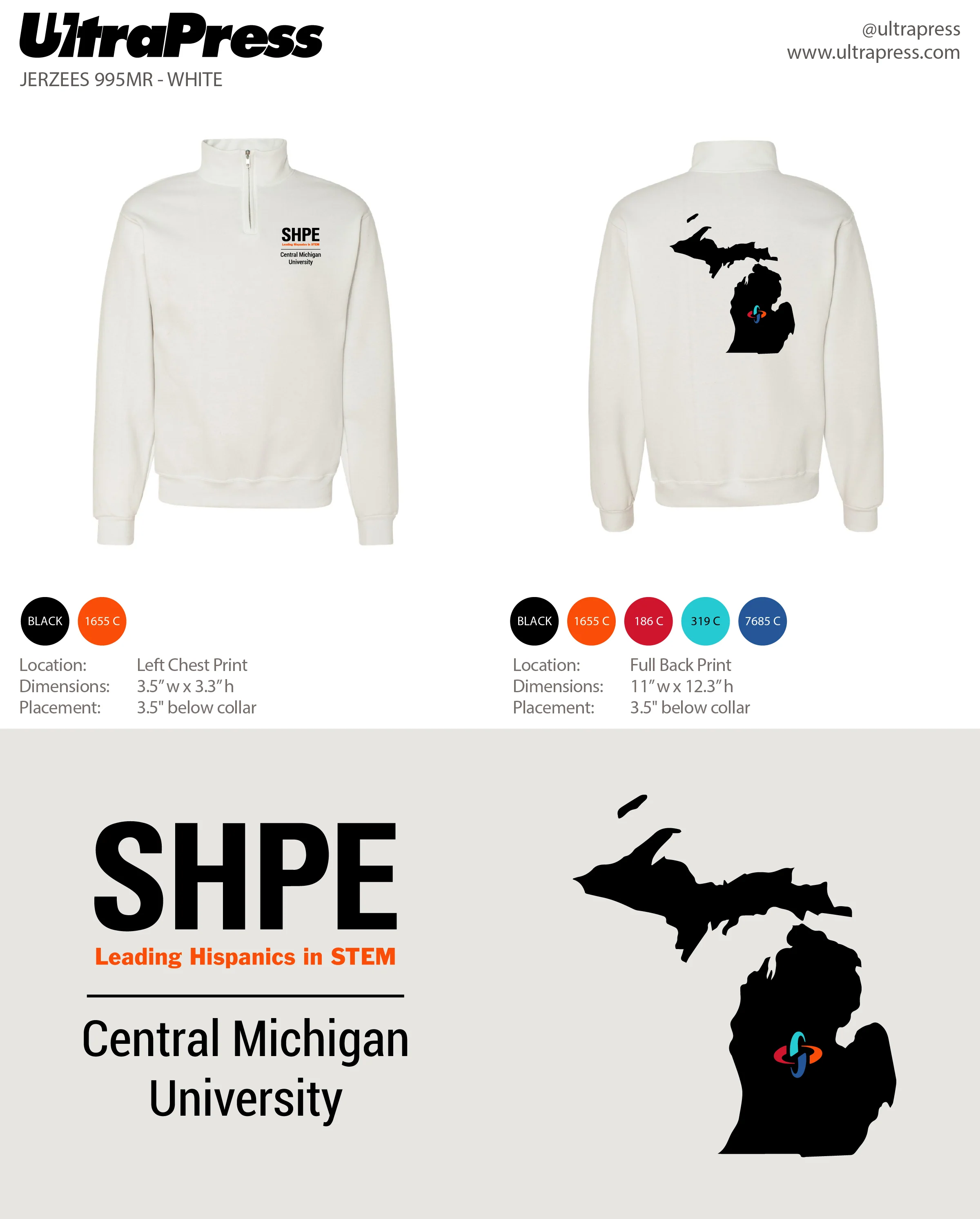 UP-SP-65508 SHPE Central Michigan University Fall 2023 Merch 24 Min Qty (Bulk) - Image 2