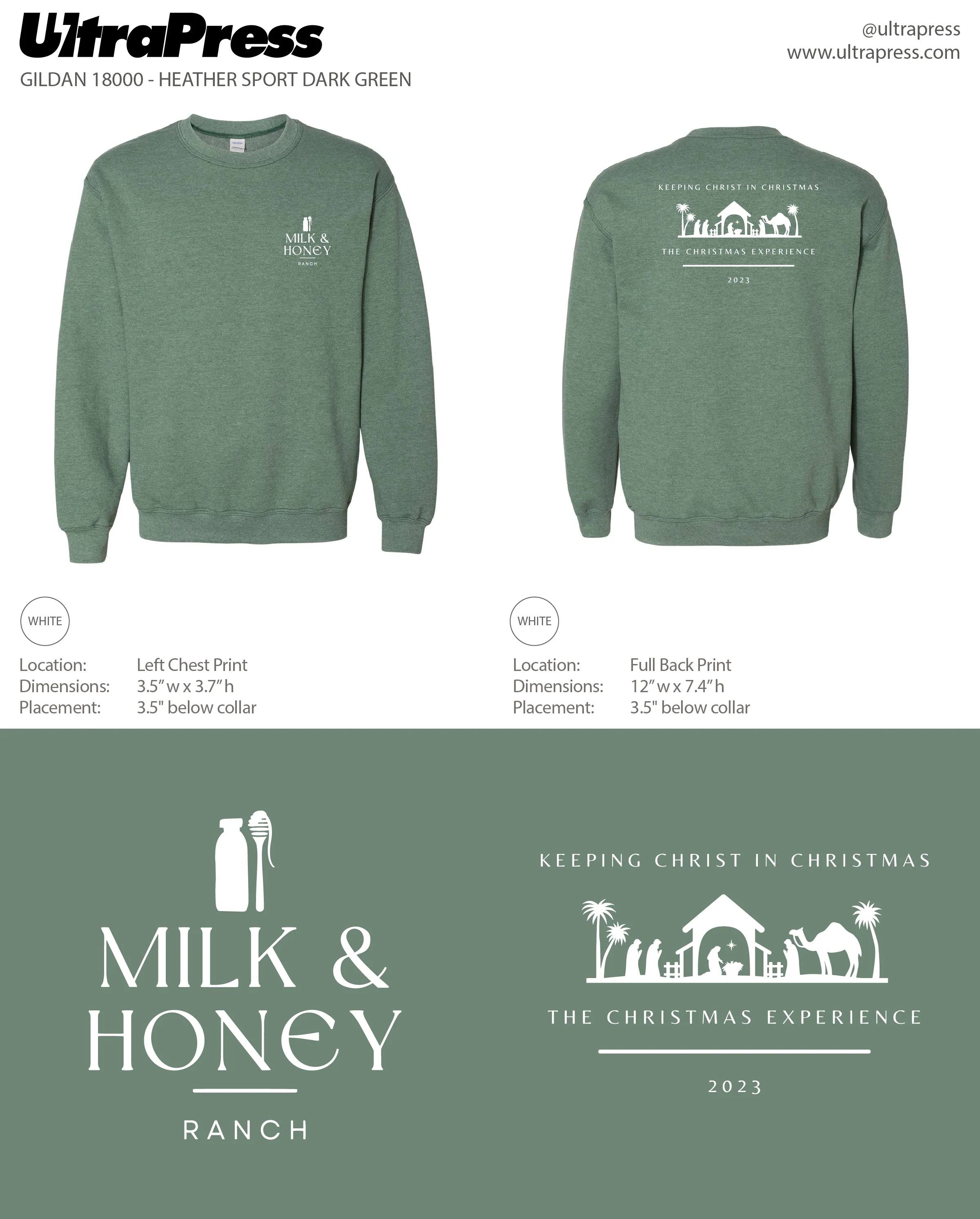 UP-SP-65872 Milk & Honey Christmas 2023 White ink 24 MIN QTY (Bulk) - Image 5