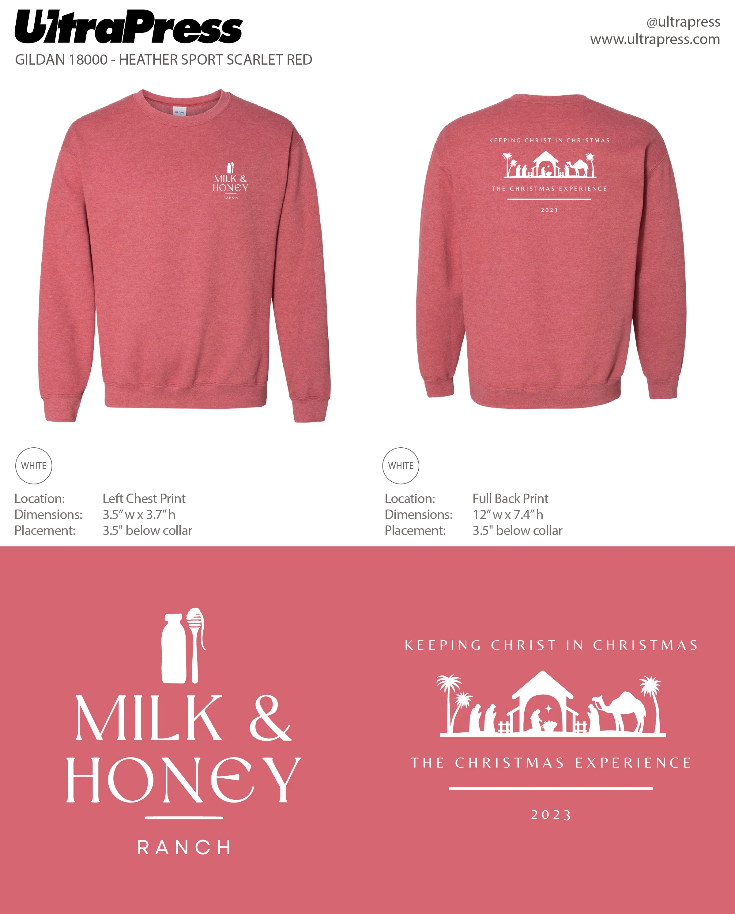 UP-SP-65872 Milk & Honey Christmas 2023 White ink 24 MIN QTY (Bulk) - Image 6