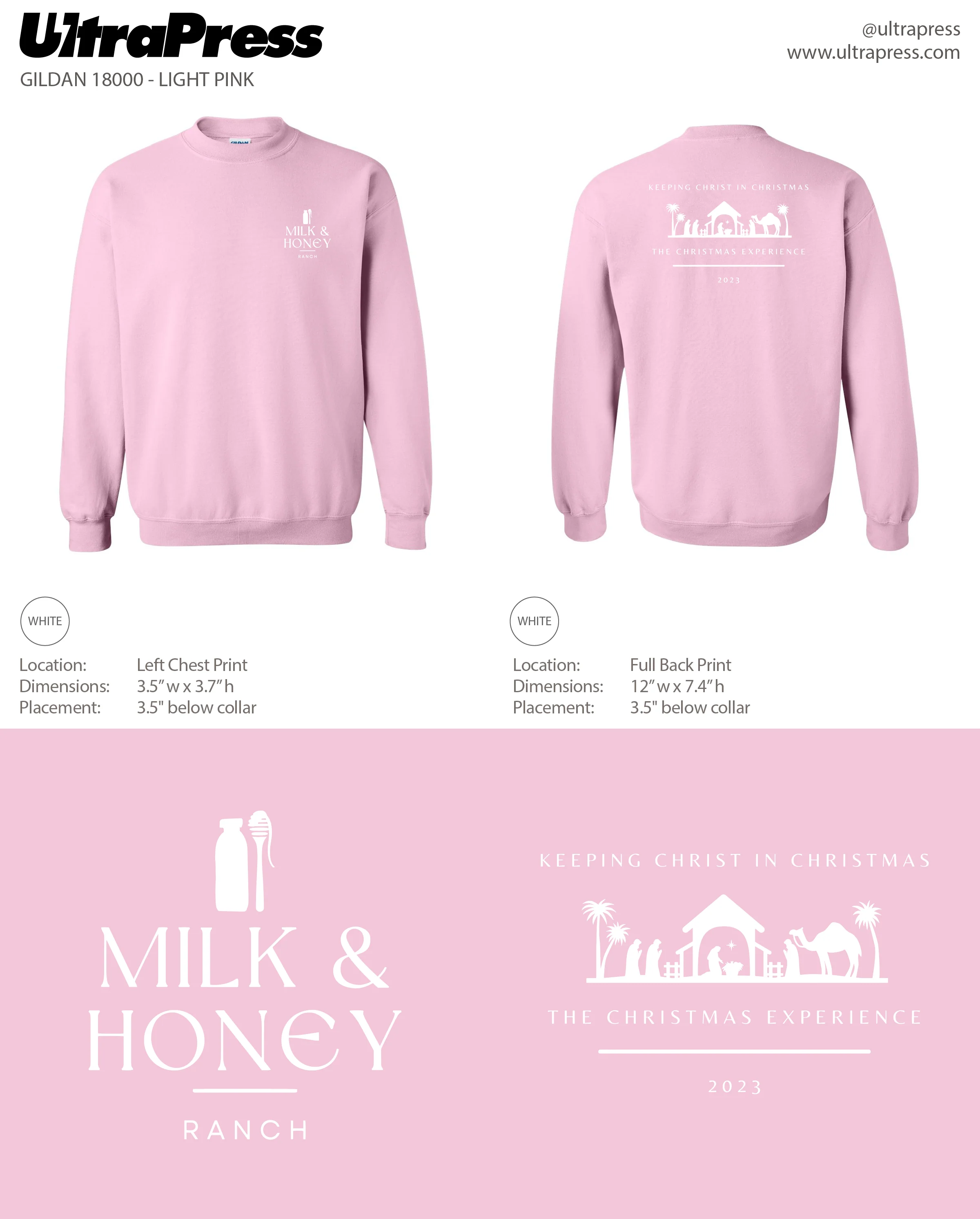 UP-SP-65872 Milk & Honey Christmas 2023 White ink 24 MIN QTY (Bulk) - Image 7