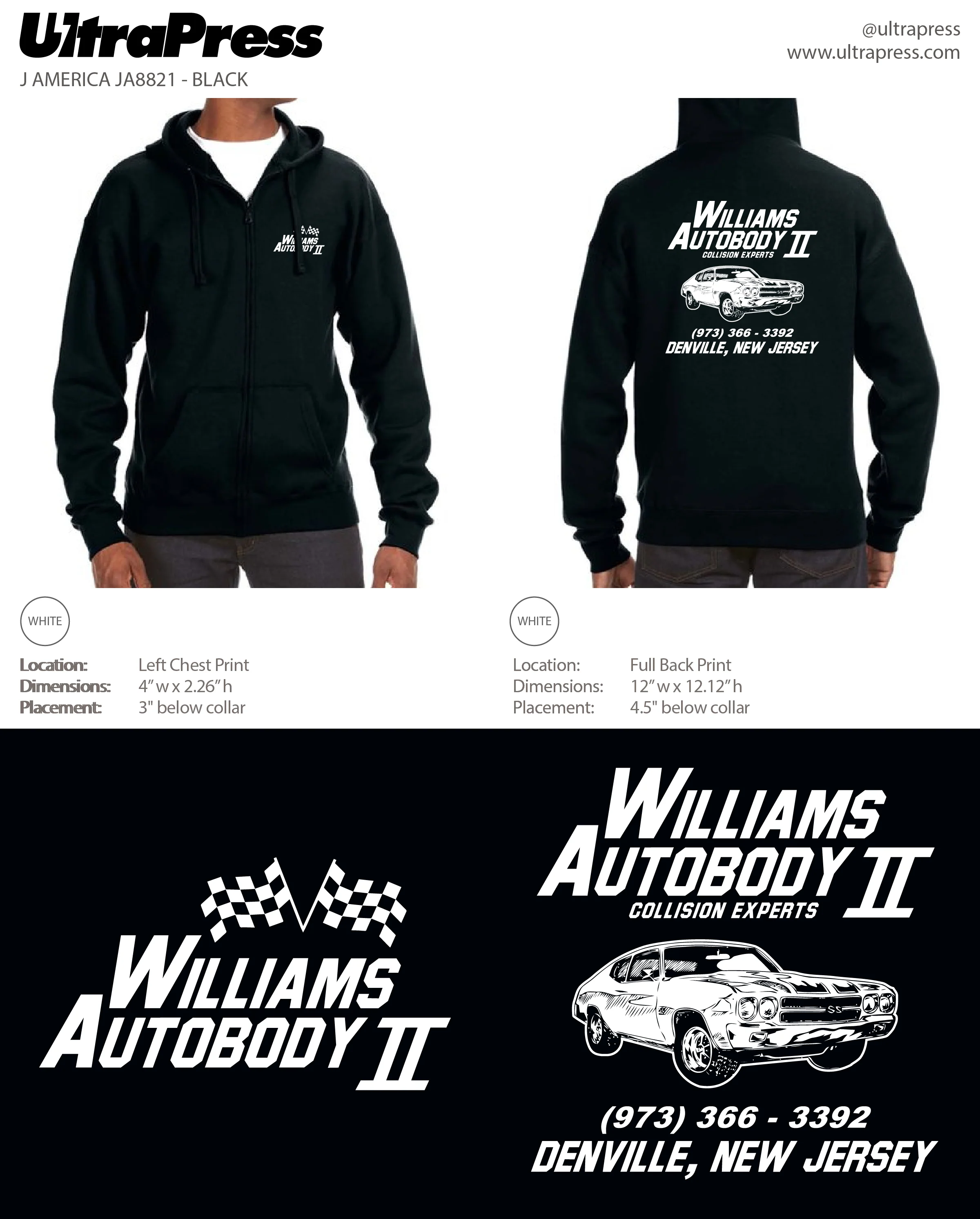 UP-SP-65931 Williams Autobody 12 Min Qty (Bulk)
