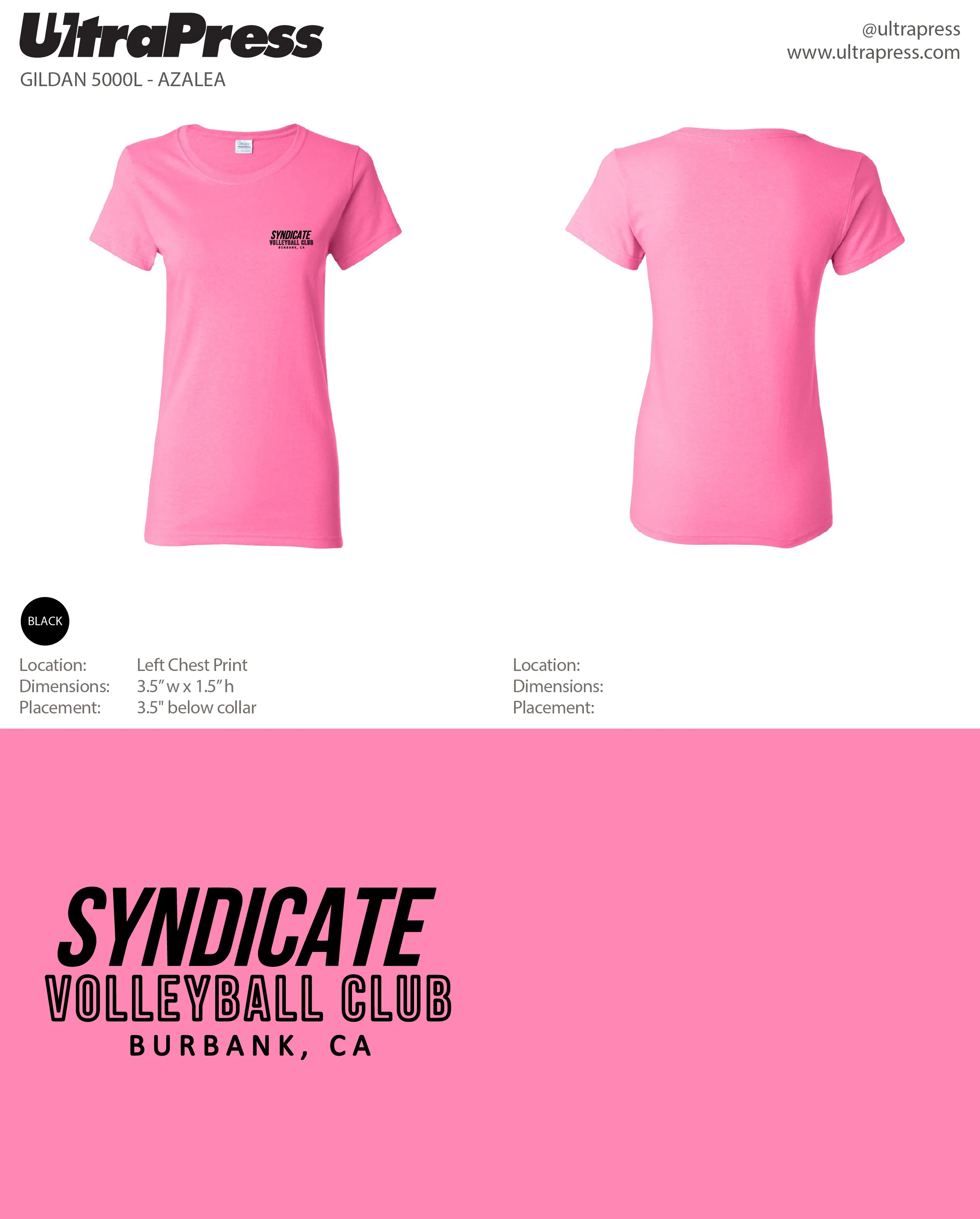UP-SP-66855 Syndicate Volleyball Club - Michael James 144 Min Qty (Bulk) - Image 2