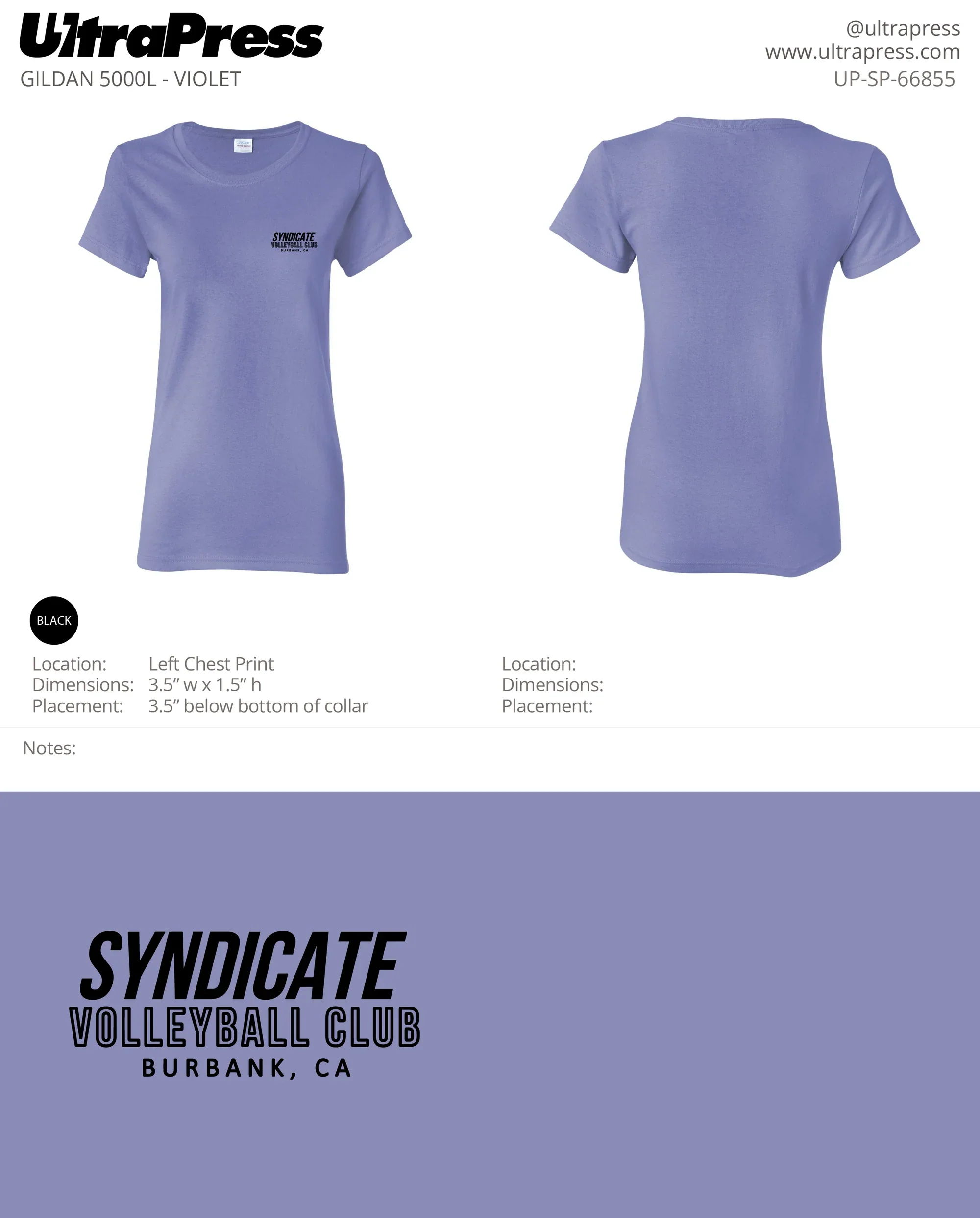 UP-SP-66855 Syndicate Volleyball Club - Michael James 50 Min Qty (Bulk)