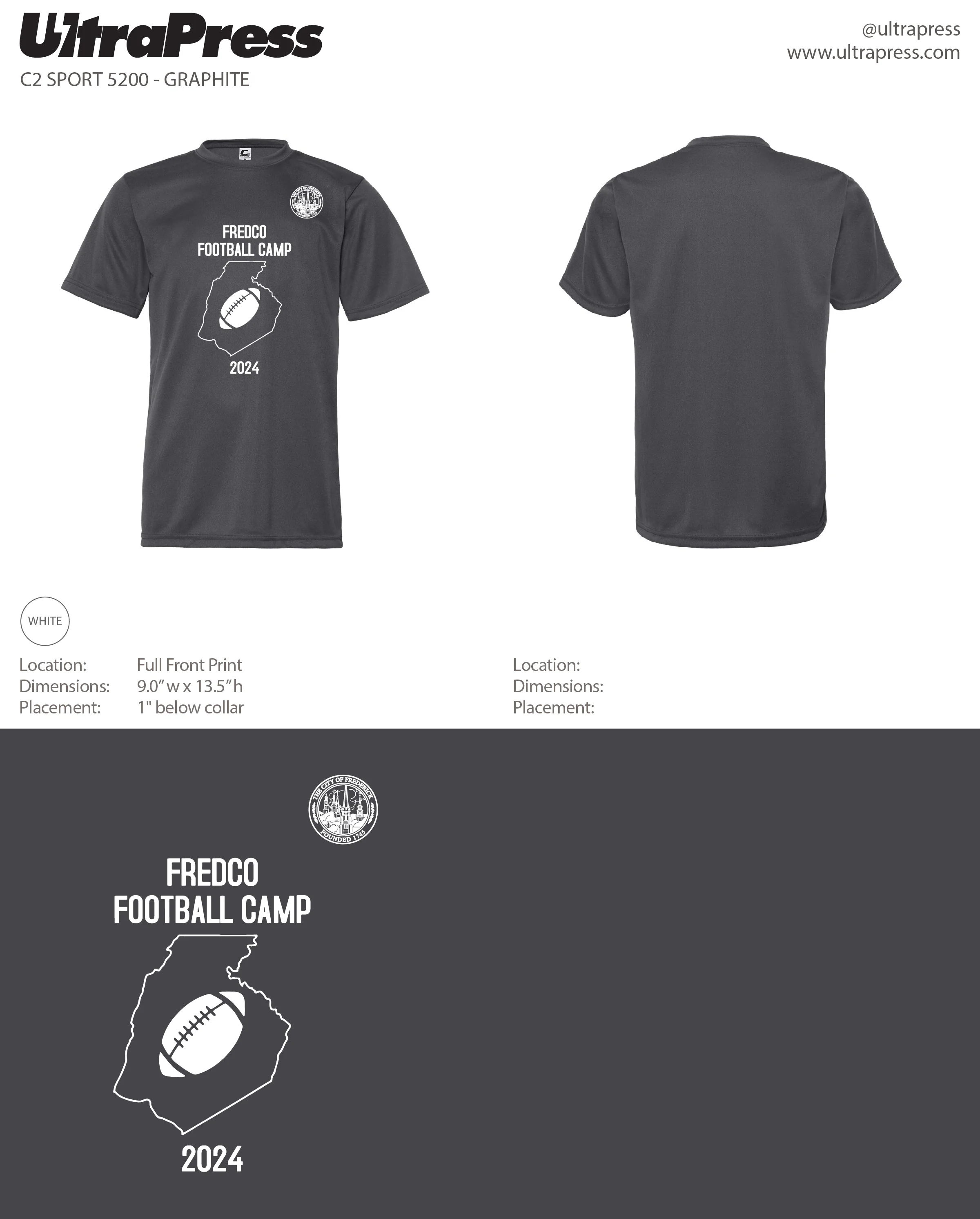 UP-SP-66981 FREDCO Football Camp 2024 - 85 Min Qty (BULK) - Image 2