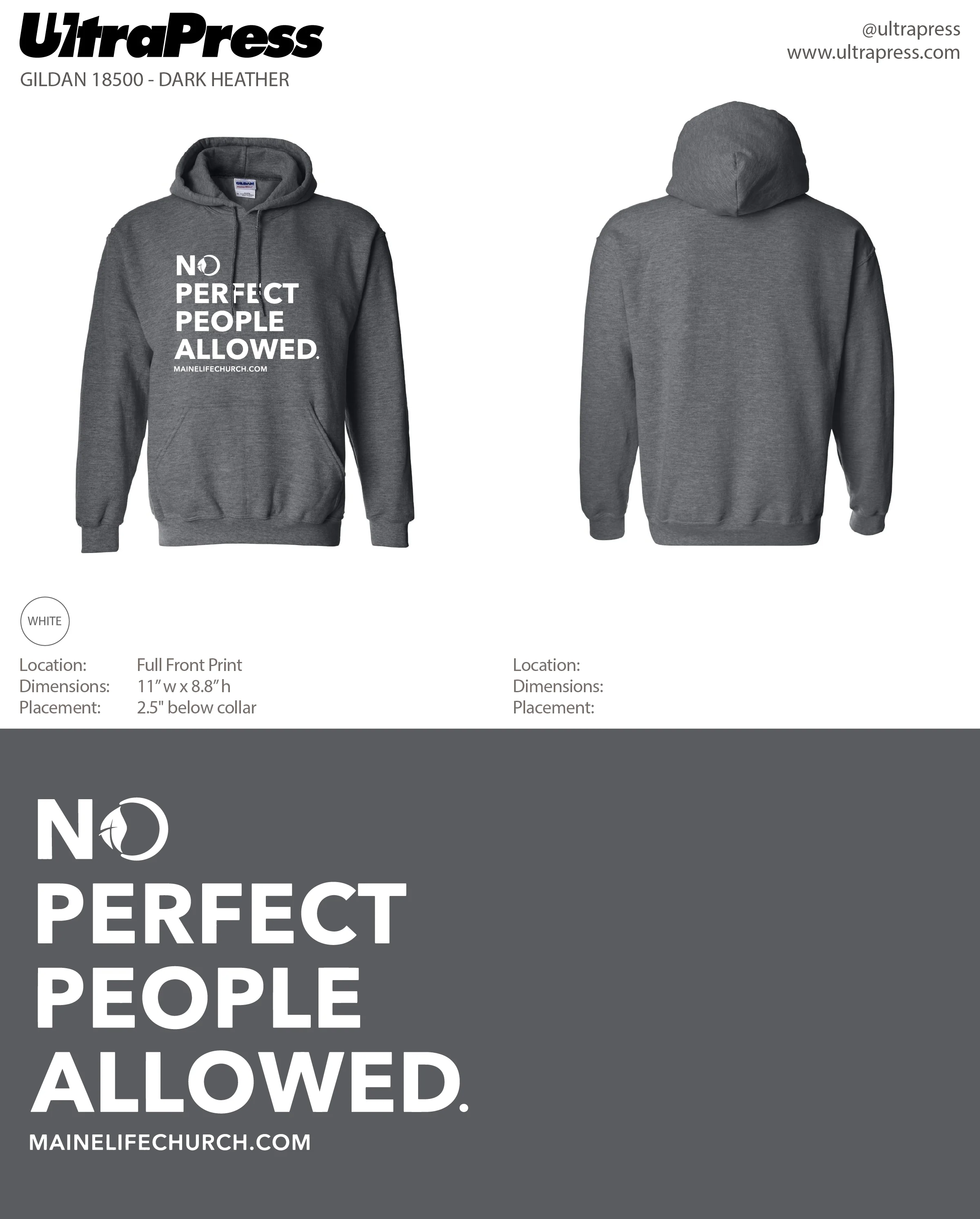 UP-SP-67008 No Perfect People Allowed - 100 Min Qty (BULK) - Image 2