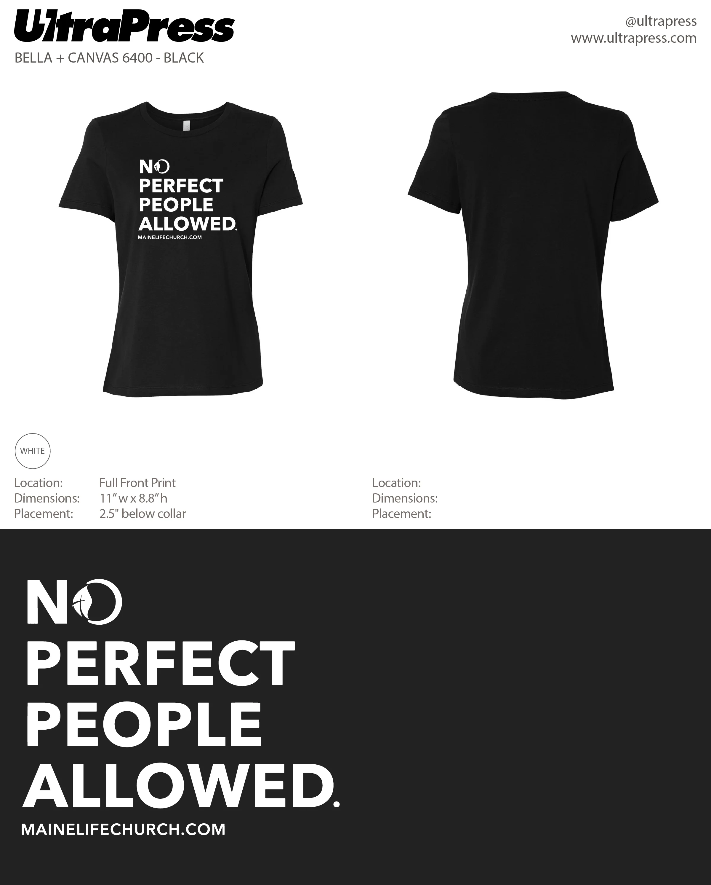 UP-SP-67008 No Perfect People Allowed - 100 Min Qty (BULK) - Image 3