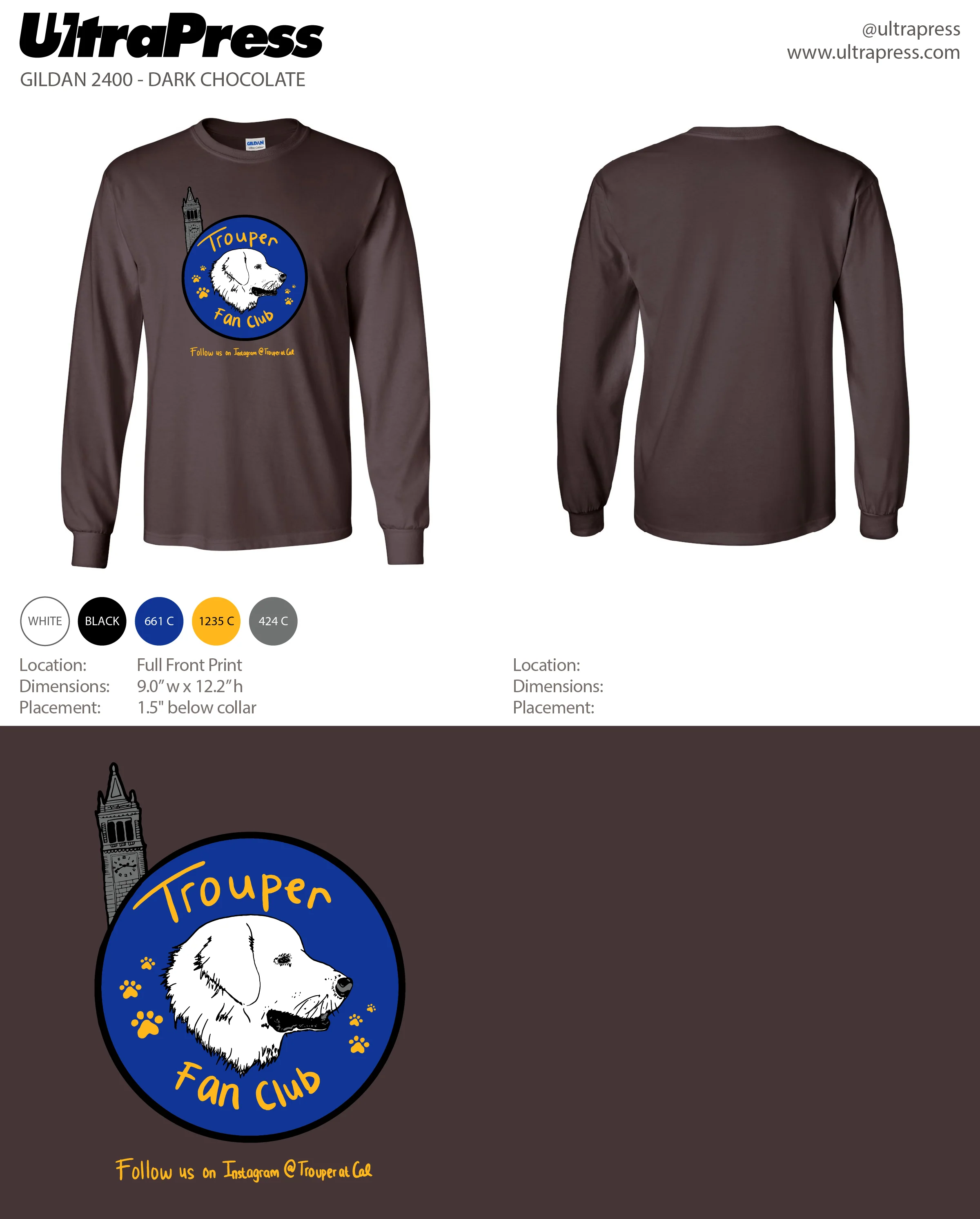 UP-SP-67213 Cal Trouper Fan Club Longsleeves - 50 Min Qty (BULK) - Image 3